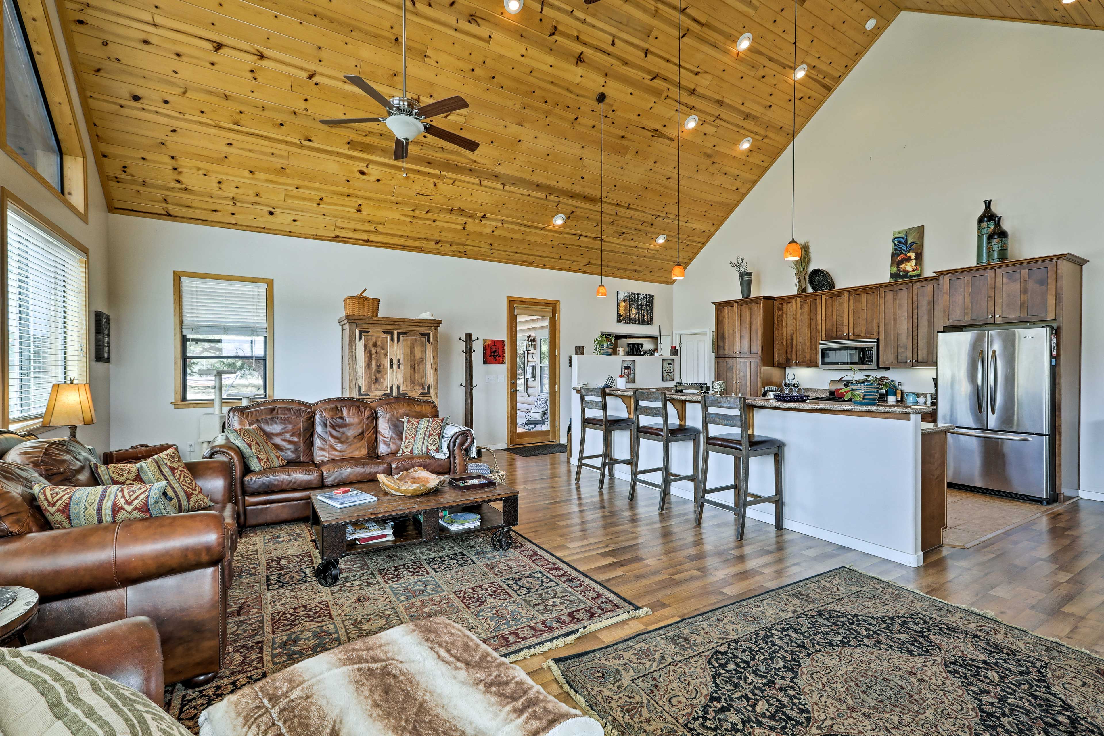 Great Room | Natural Lighting | Vaulted Ceilings