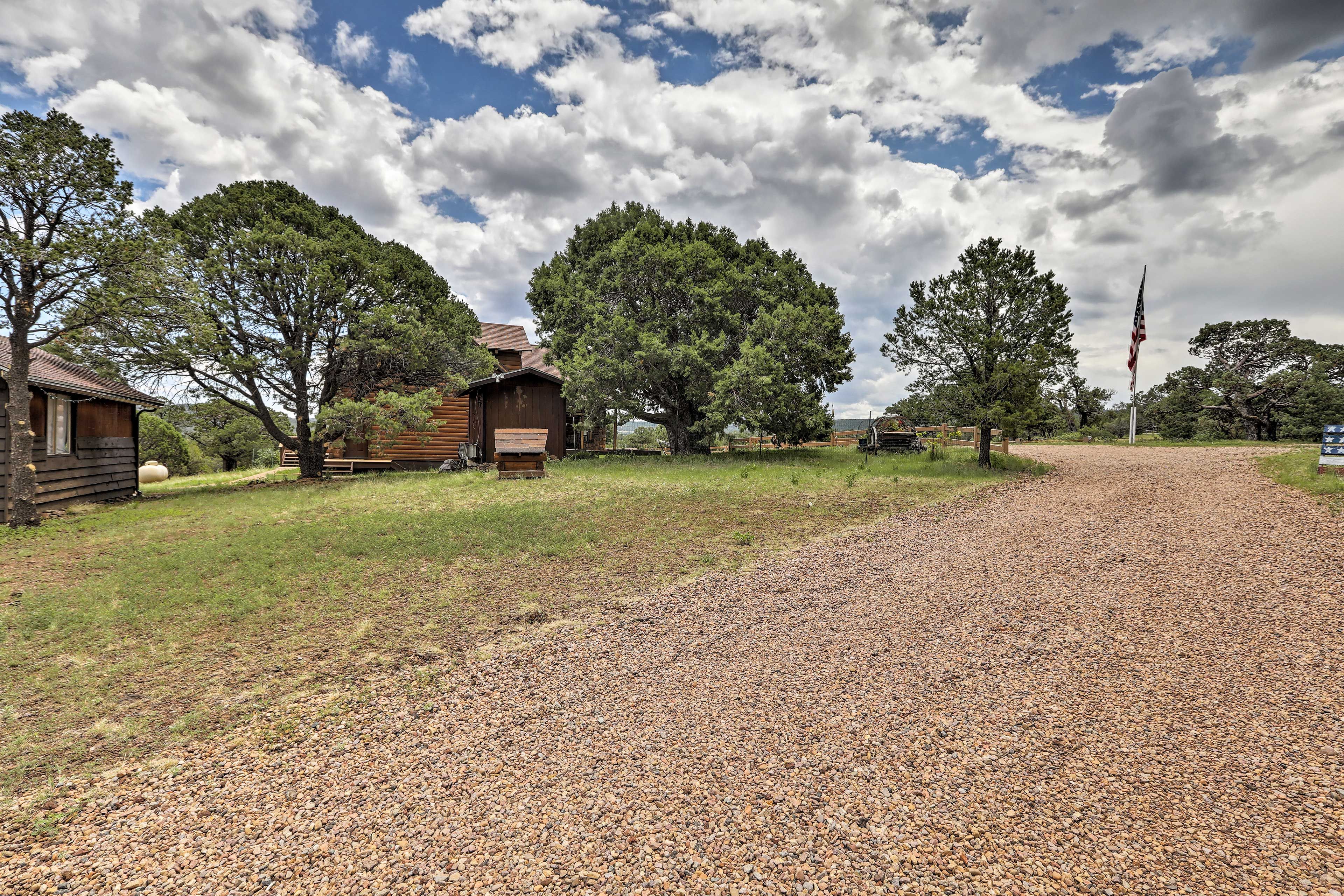 Cabin Exterior | Ample Street Parking