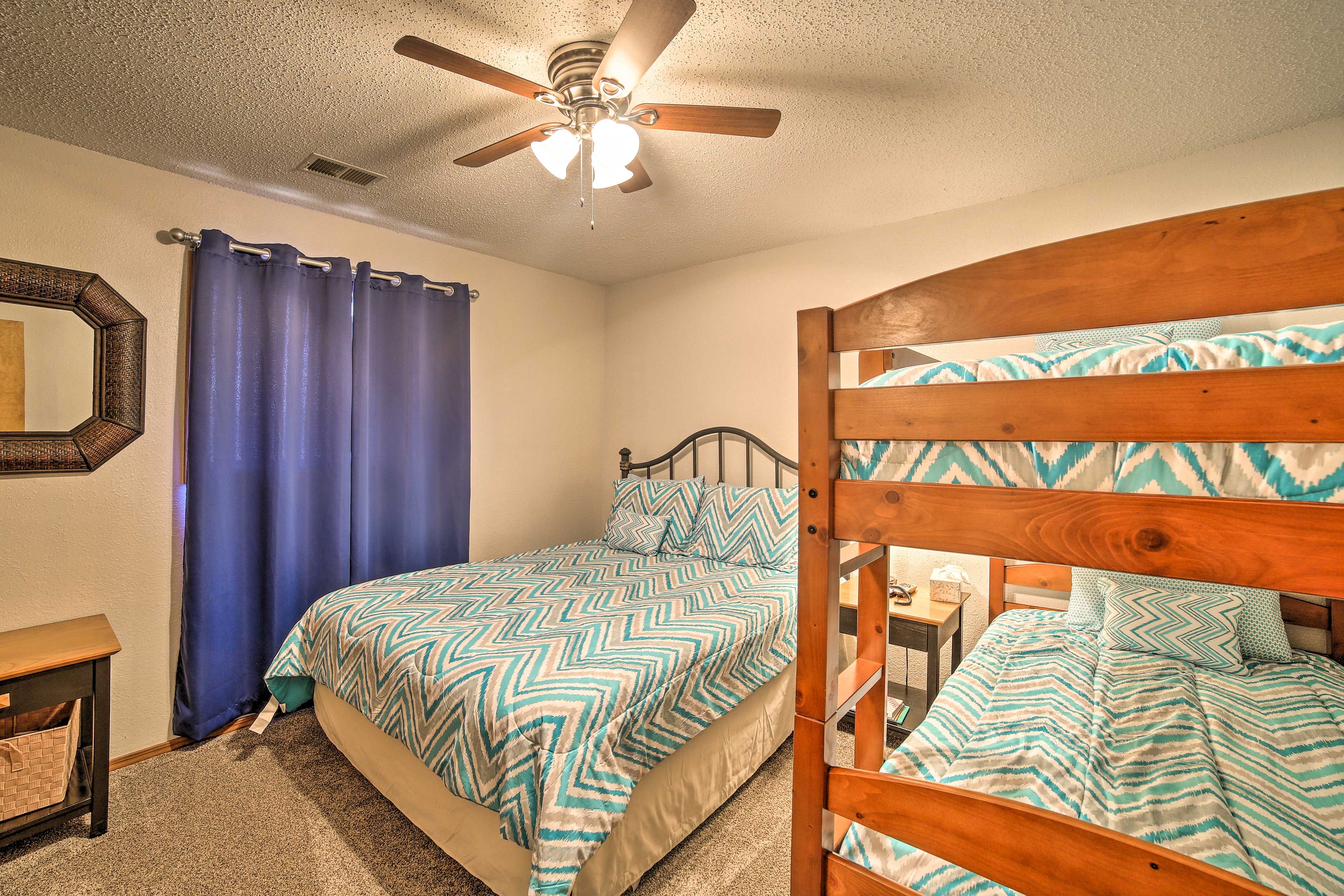 Your little ones will love this bedroom.