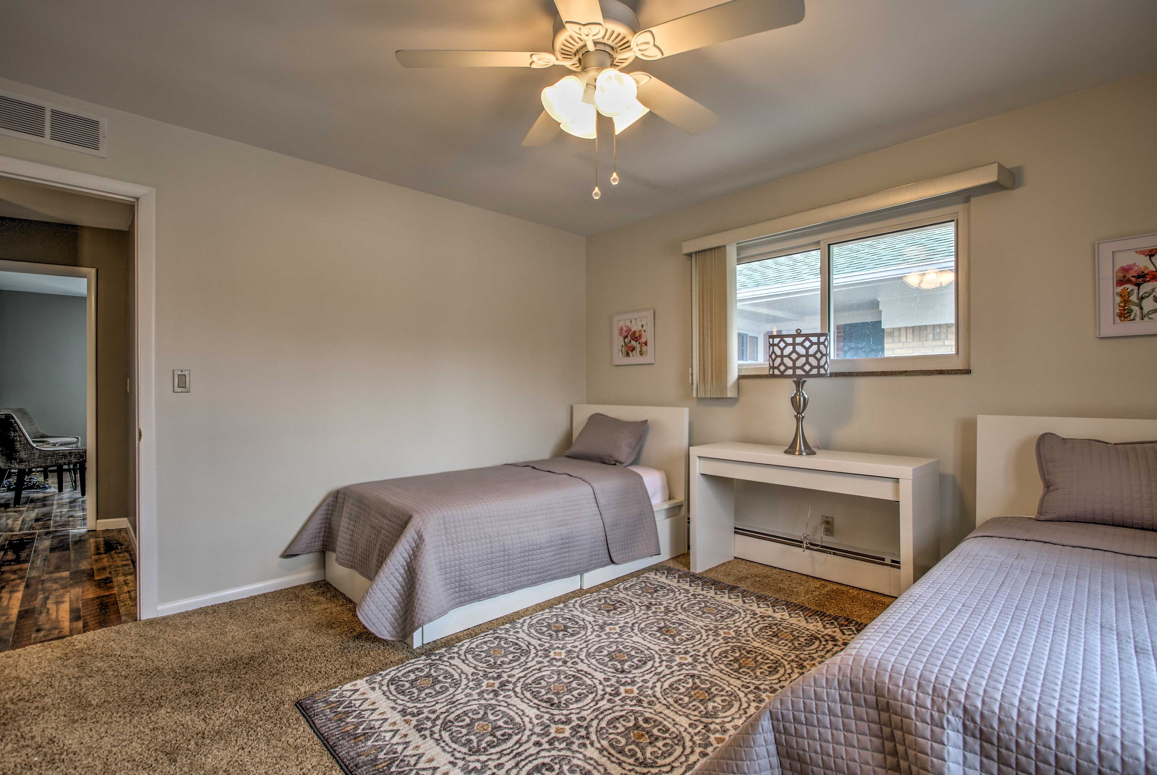 'Serenity' is the perfect sleeping quarters for 2 kiddos.