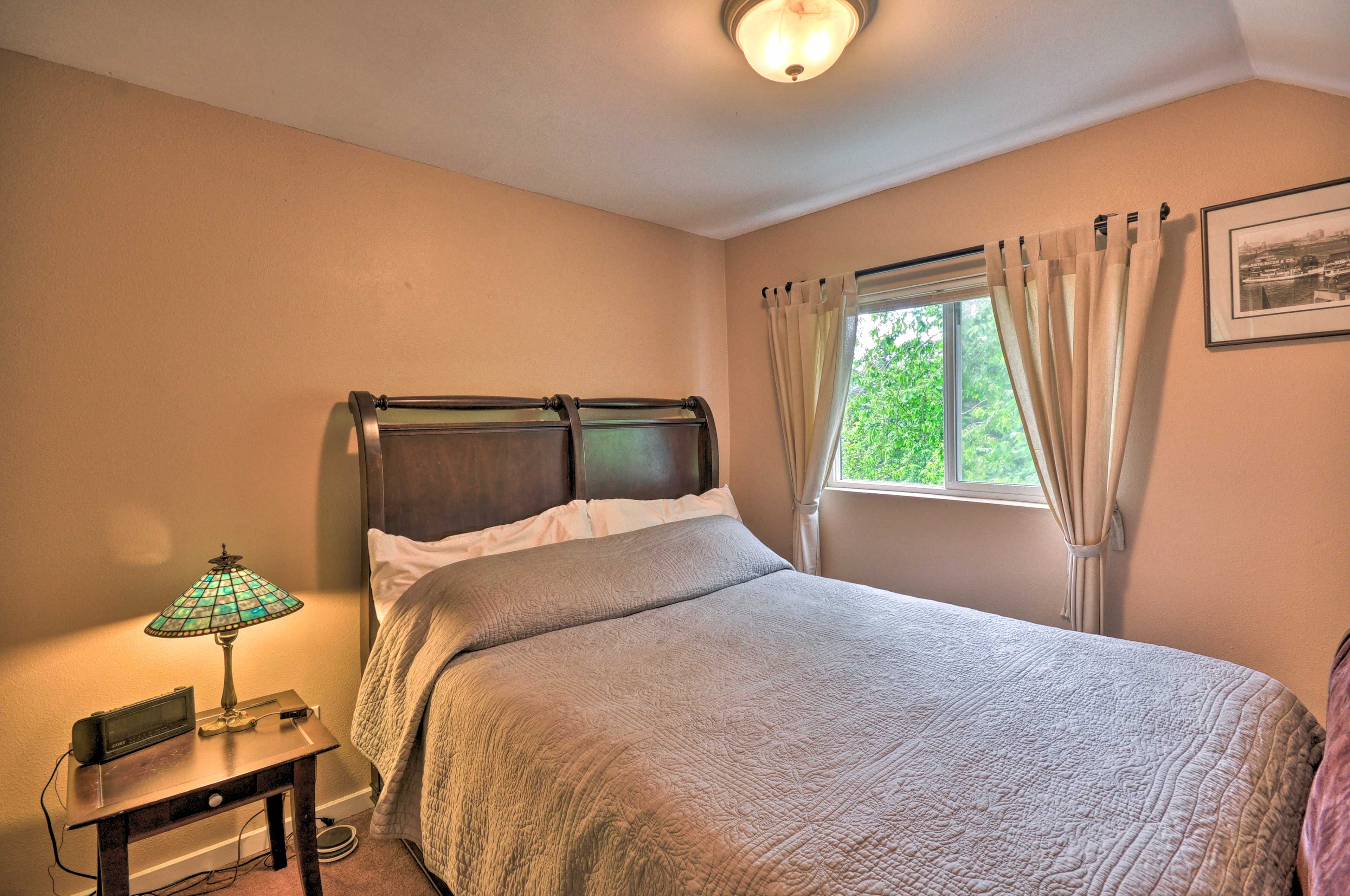 Another queen bed waits in the second bedroom.