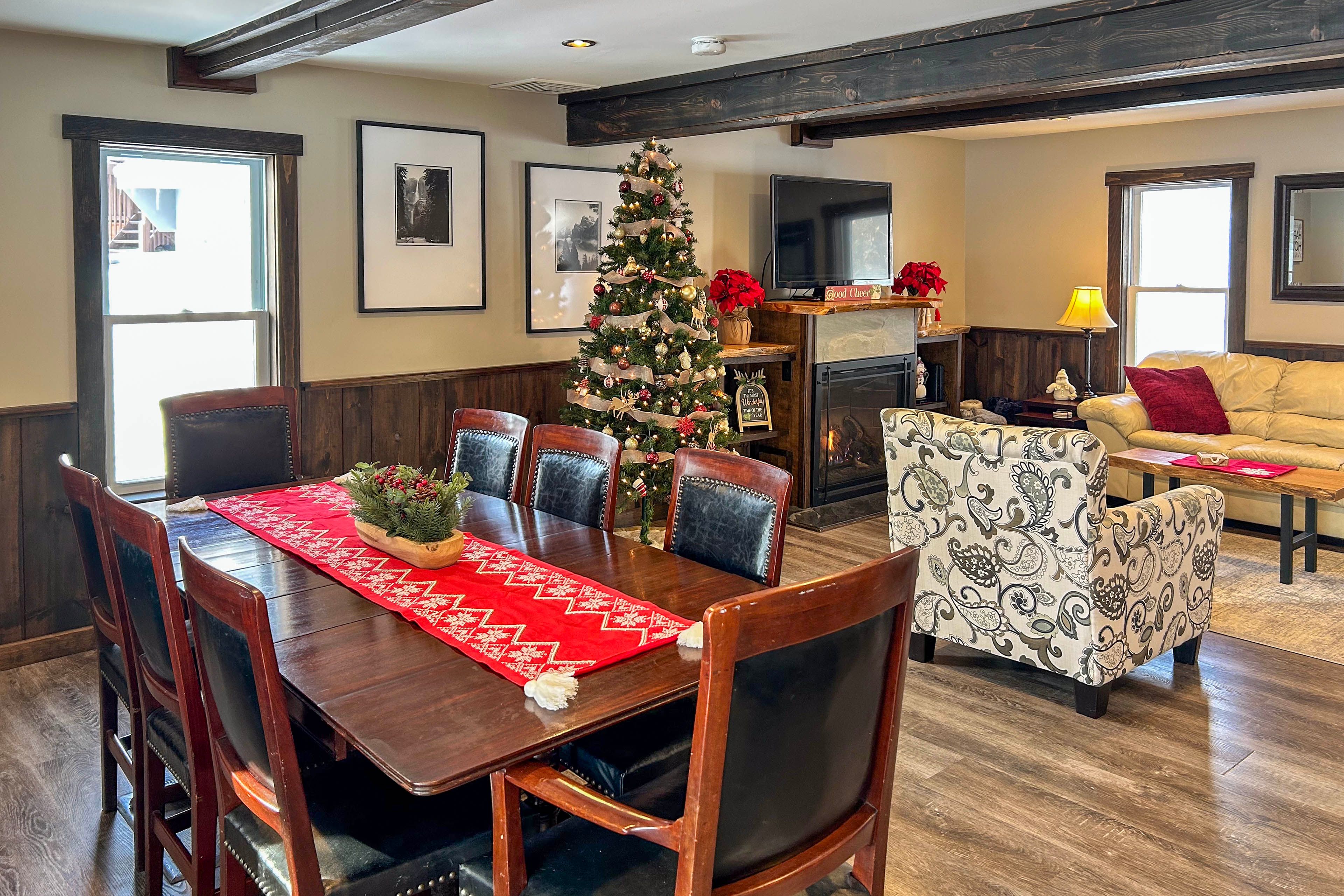 Interior | Open Floor Plan | Free WiFi (High Speed) | Holiday Decor