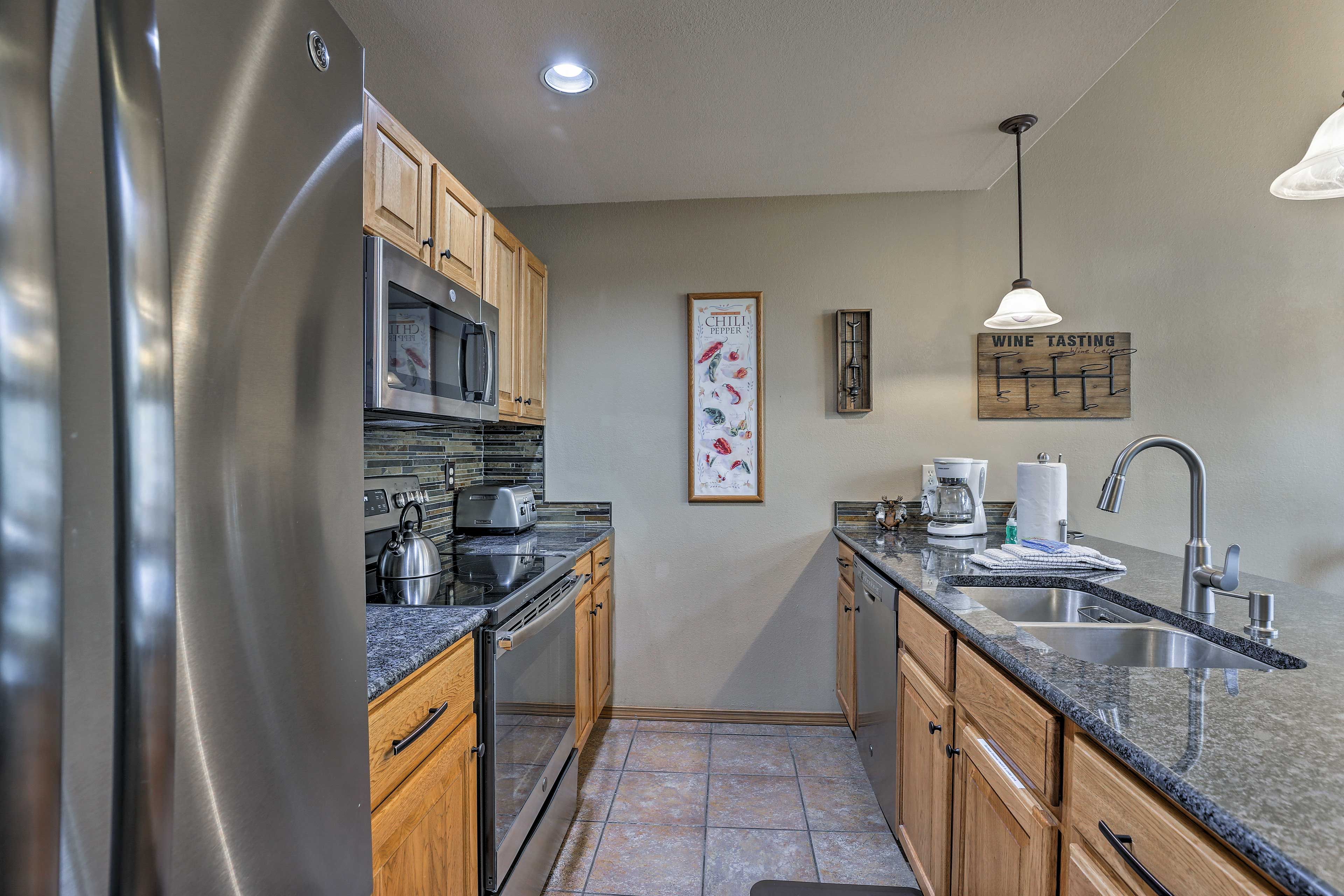 Cooking essentials let you prepare small and large meals alike with ease.