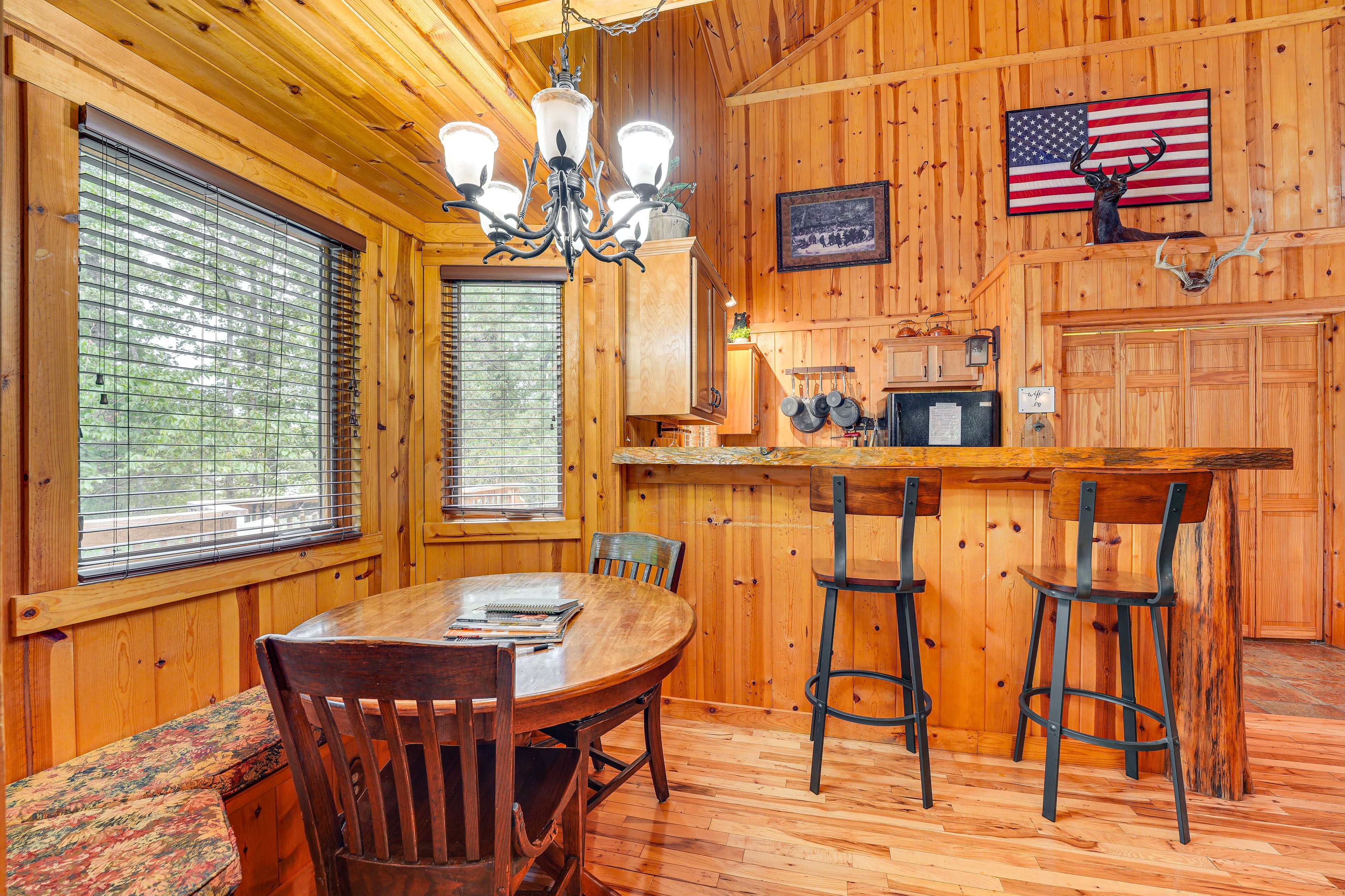 Dining Area | 1st Floor | Wood-Burning Stove
