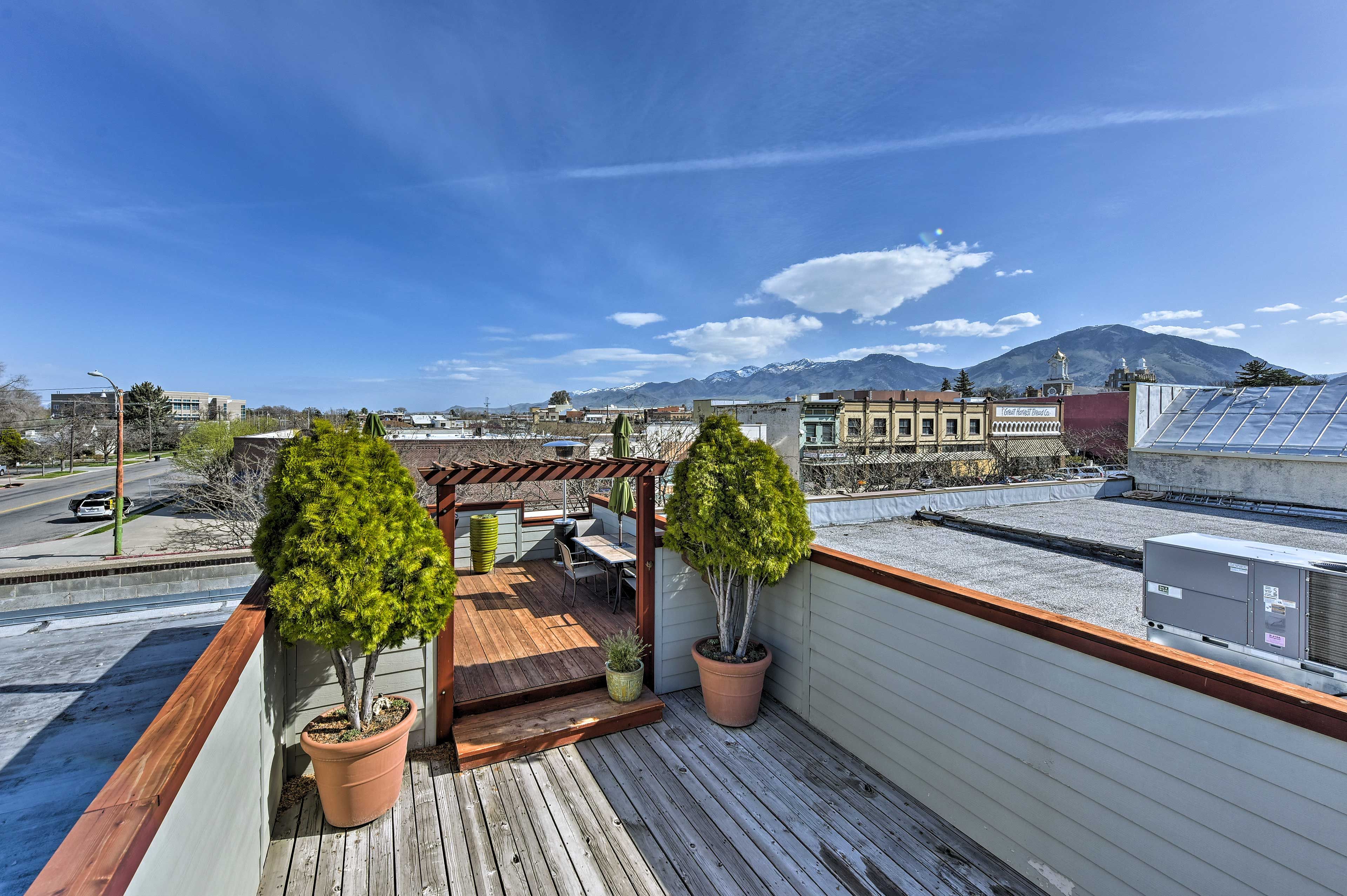 Rooftop Deck | Mountain Views | Gas Grill