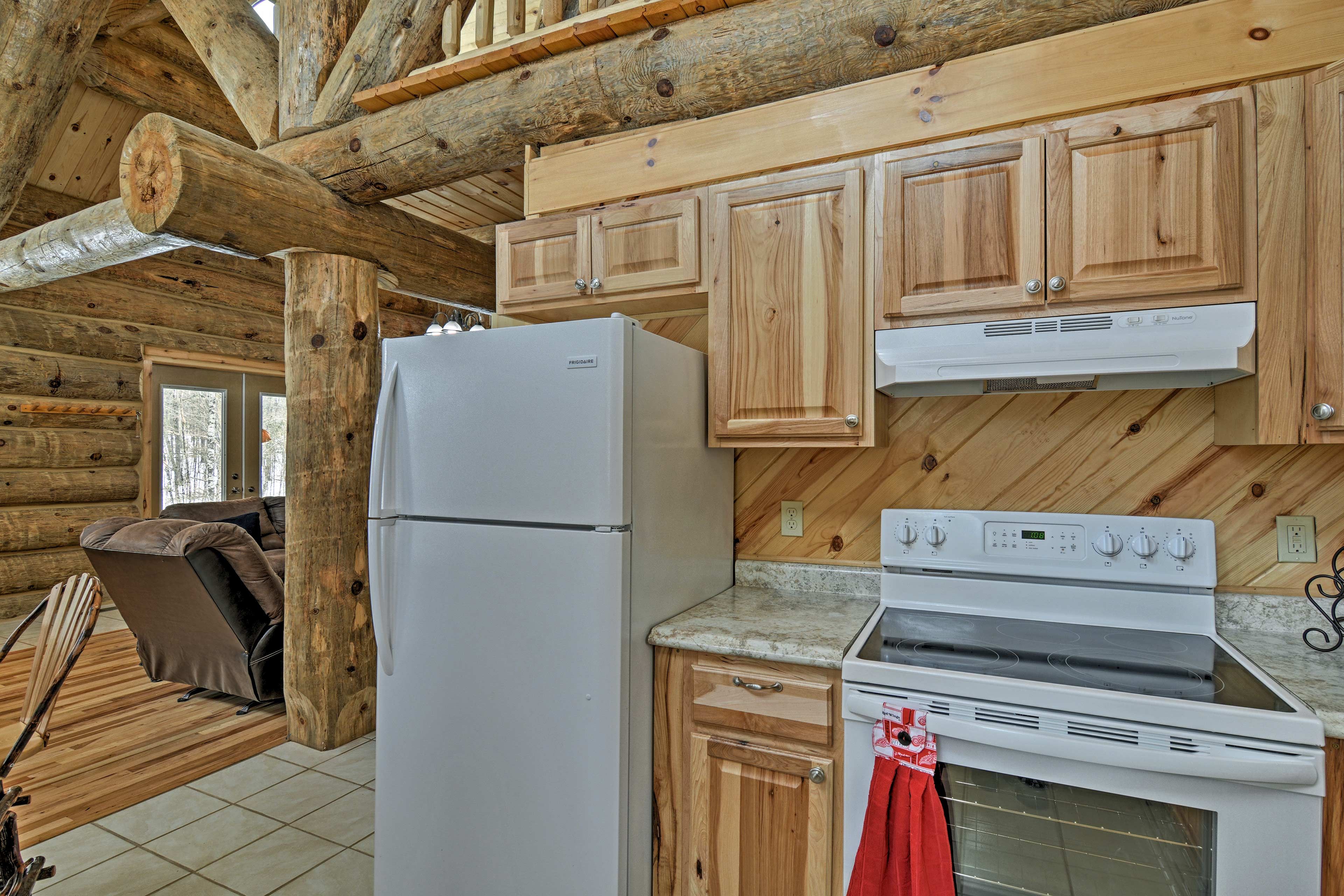 Modern appliances will make cooking a breeze.