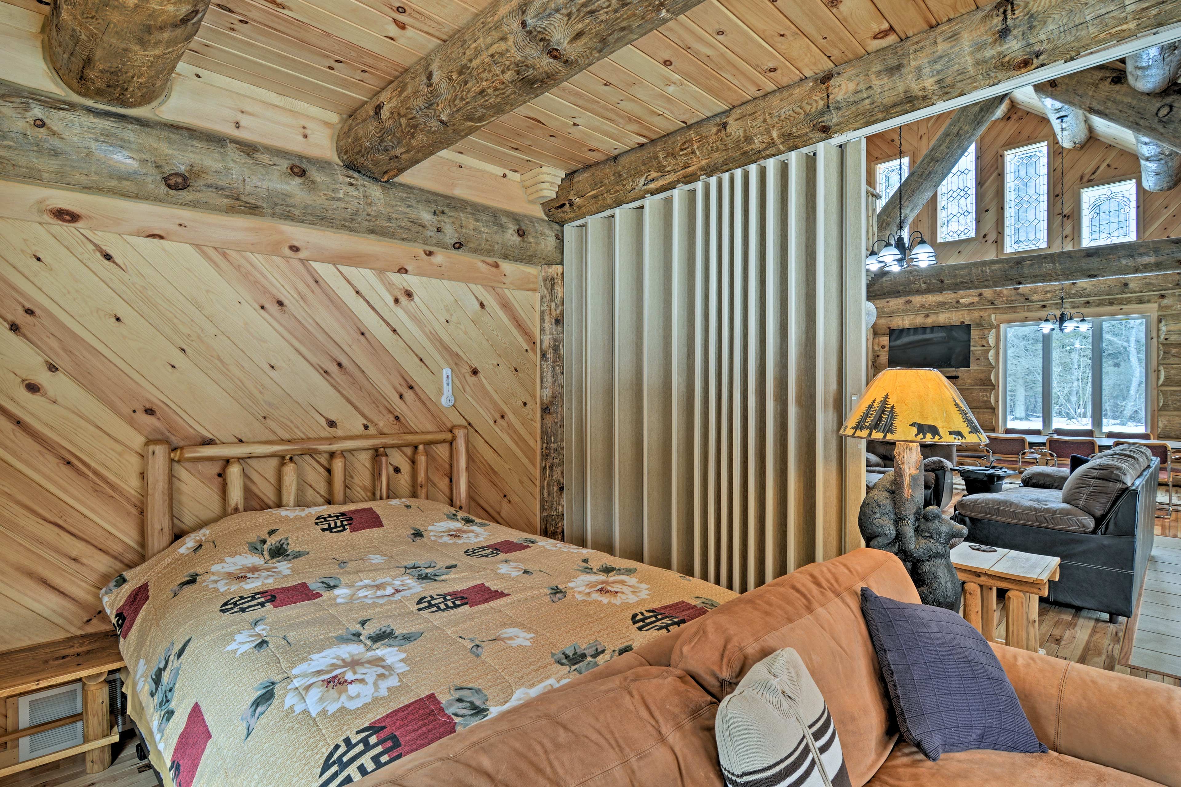 Close the shutter door for some privacy away from the rest of the group.