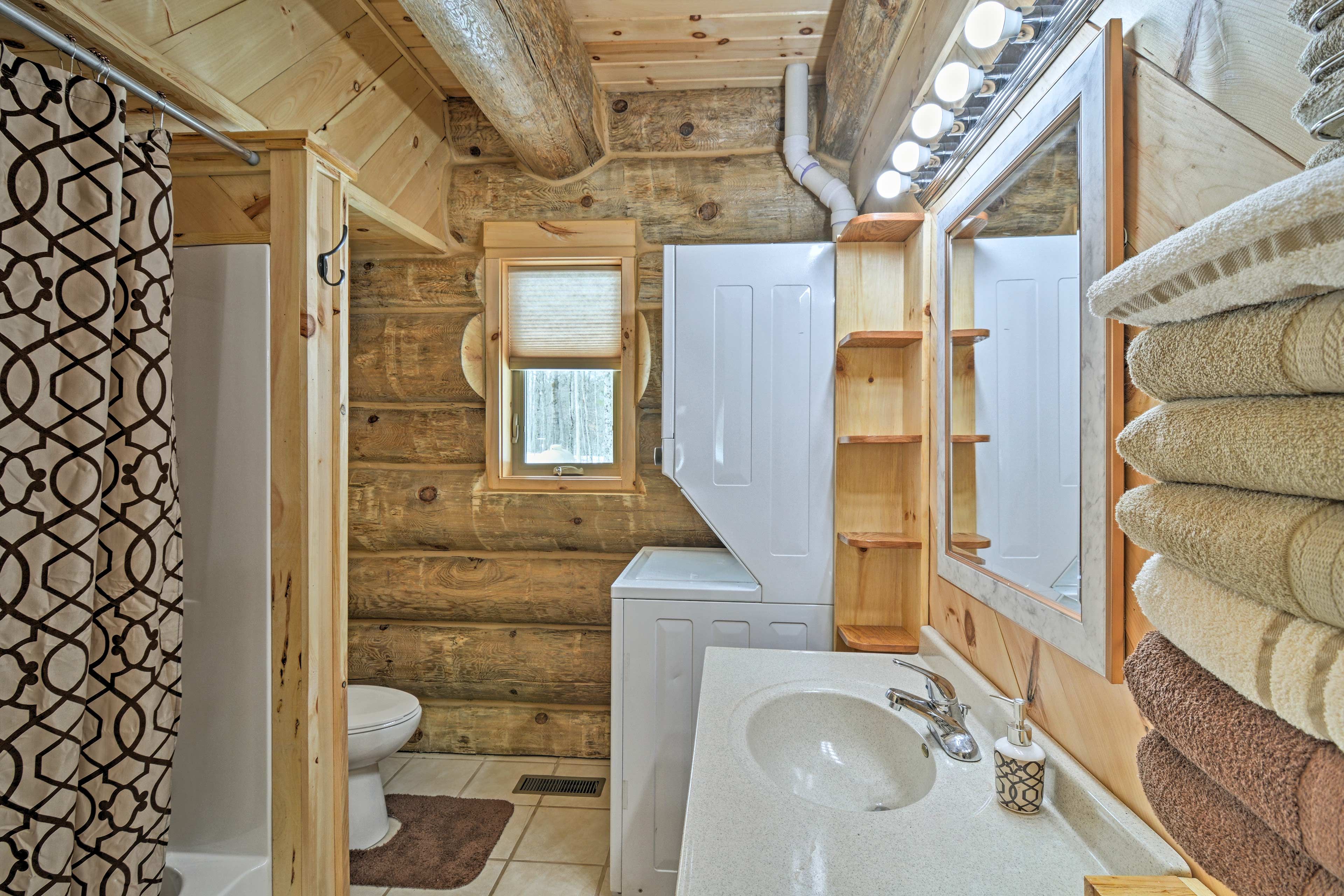 Take a quick rinse after a day of outdoor adventures!