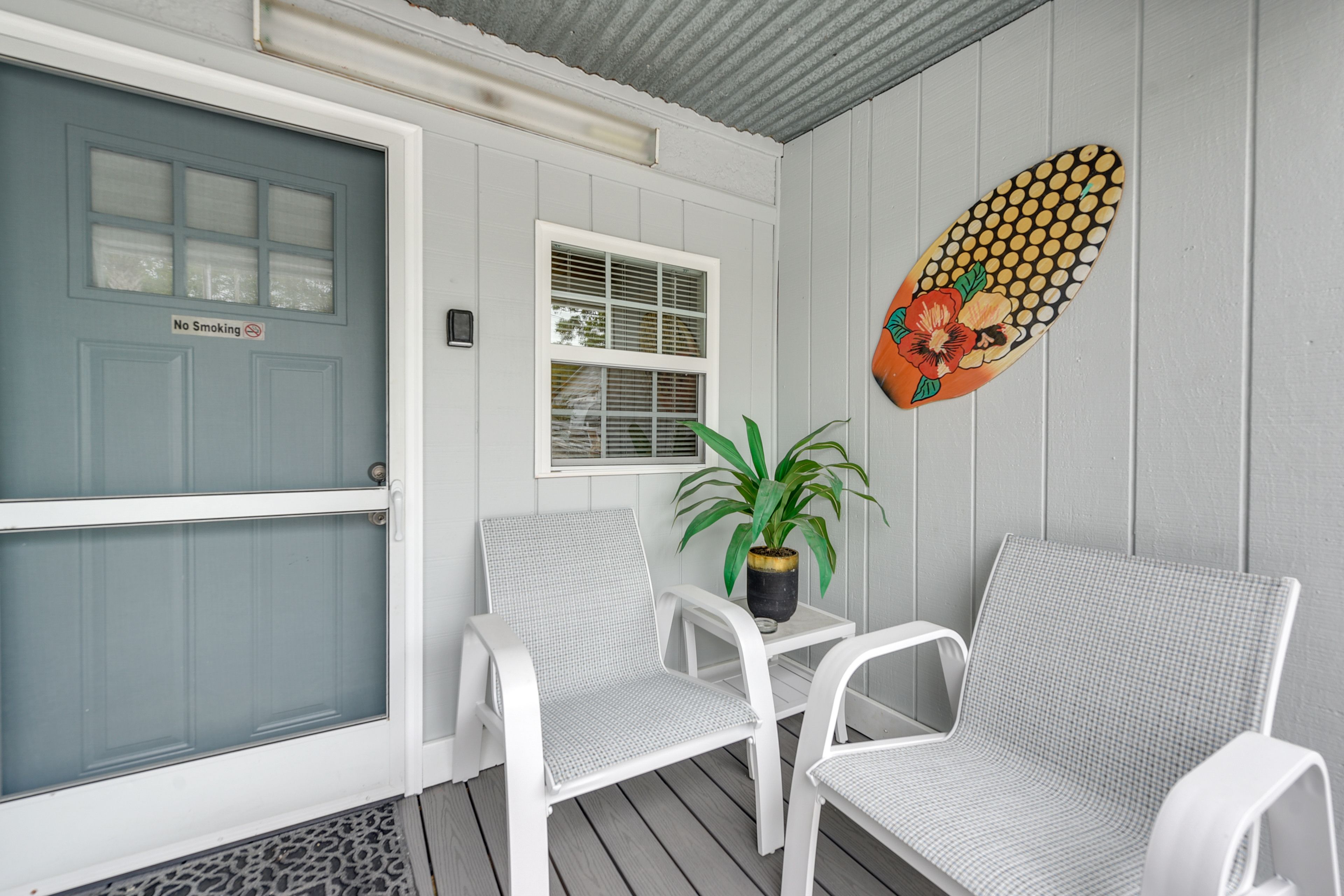 Private Porch w/ Seating | Driveway Parking (1 Vehicle)