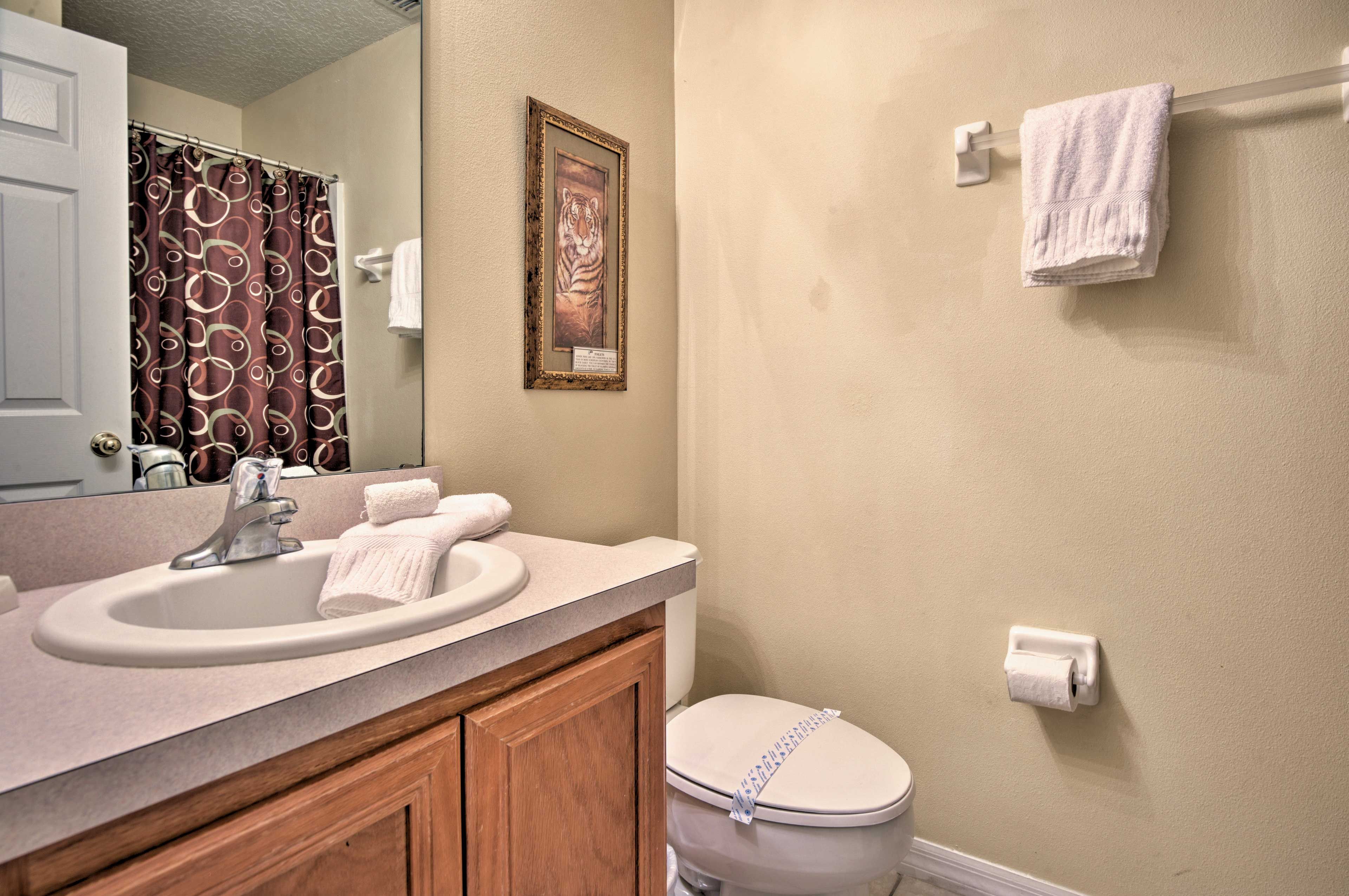 Rinse off with a shower after a long day.