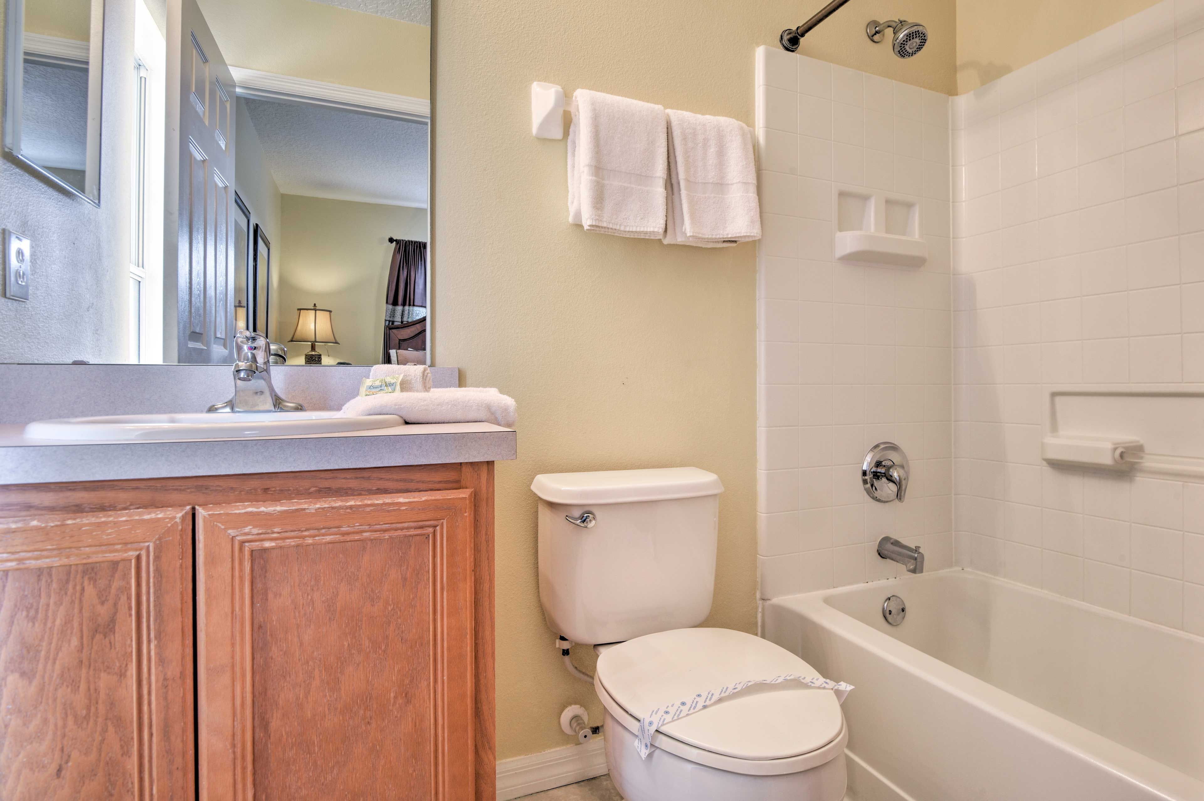 Shower off or draw a soothing bath.