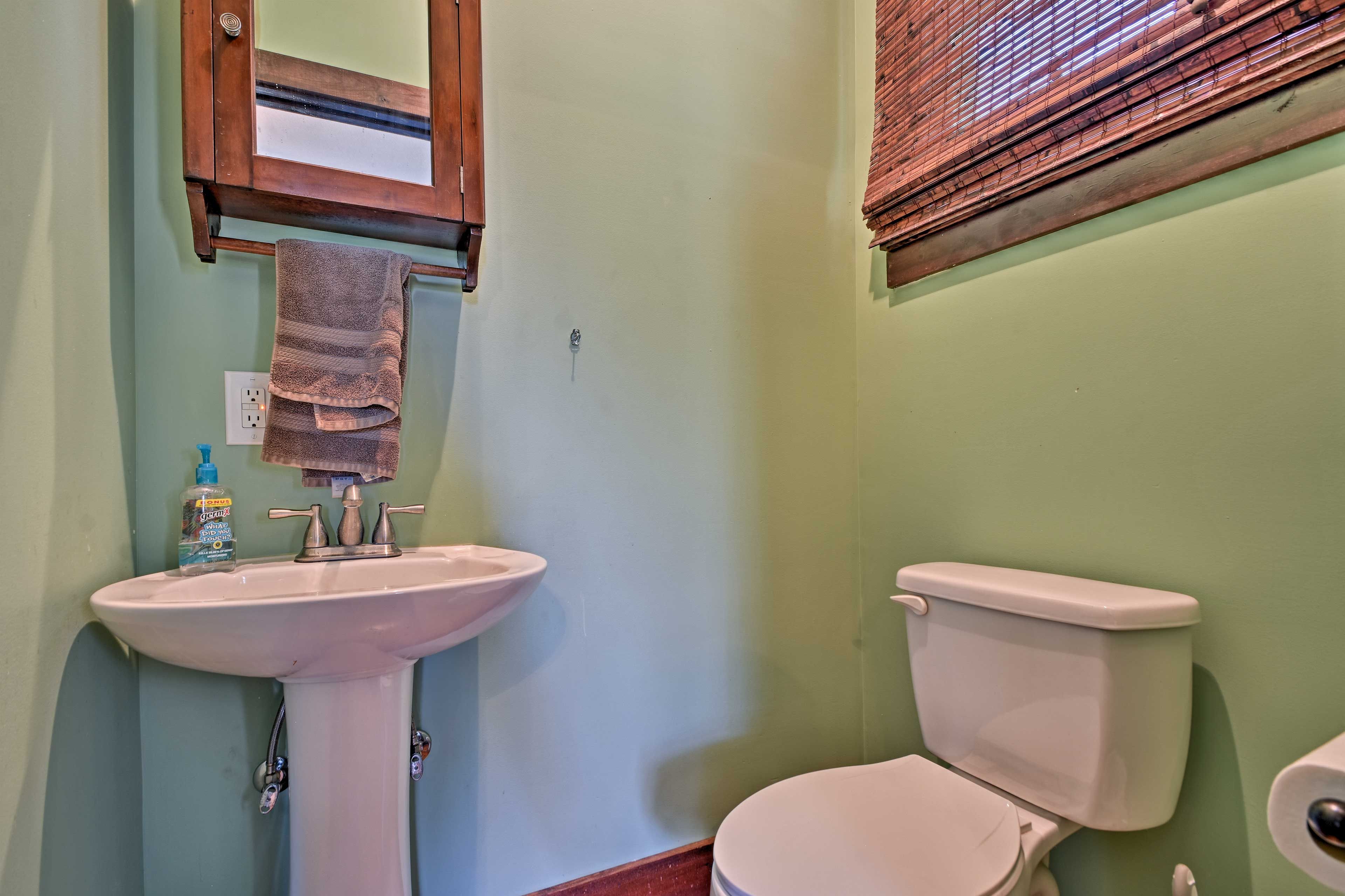 The first bedroom has an en-suite bathroom!
