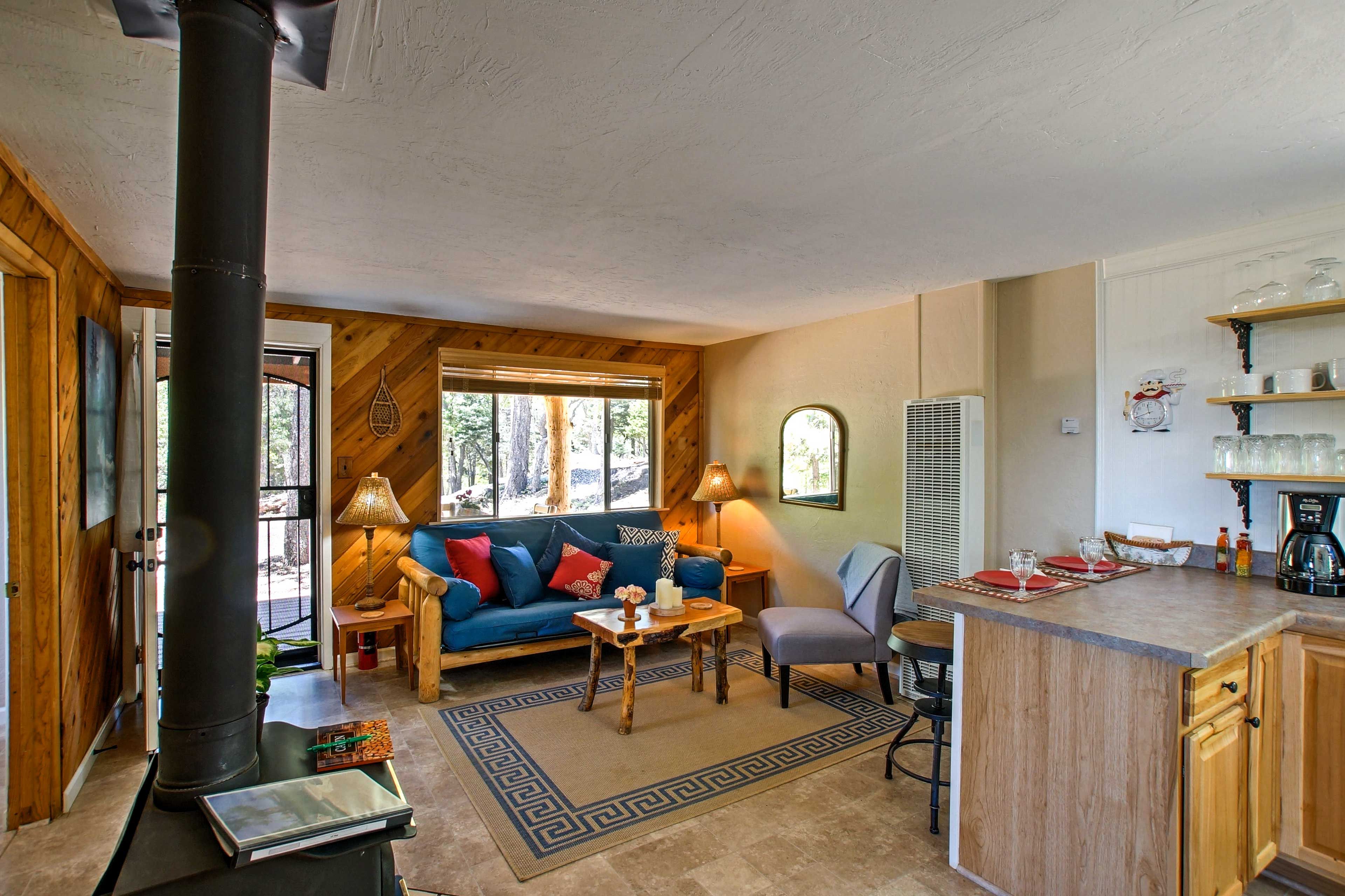 Natural light illuminates the interior.