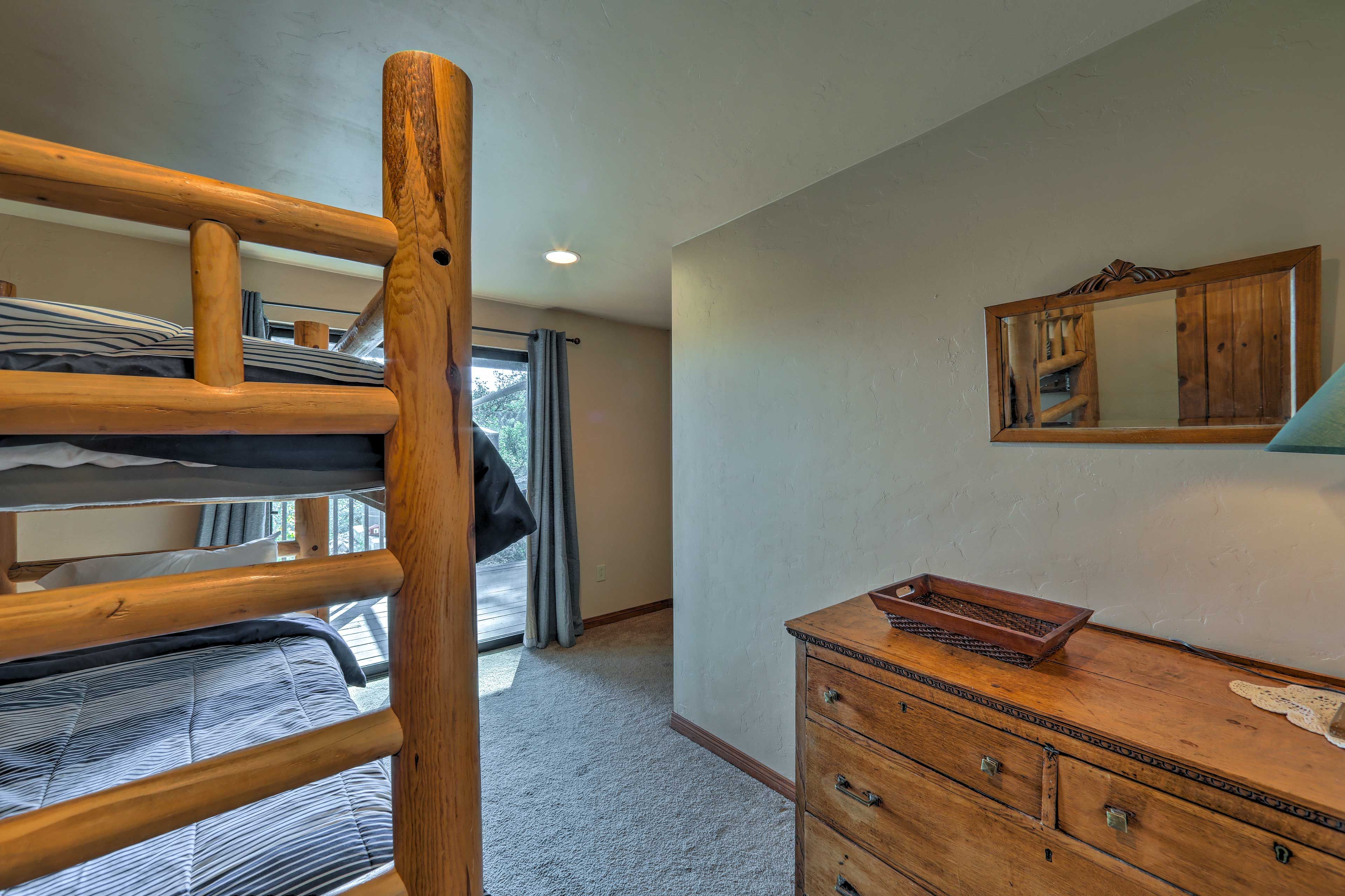 Greet the morning on the patio via your private entrance.
