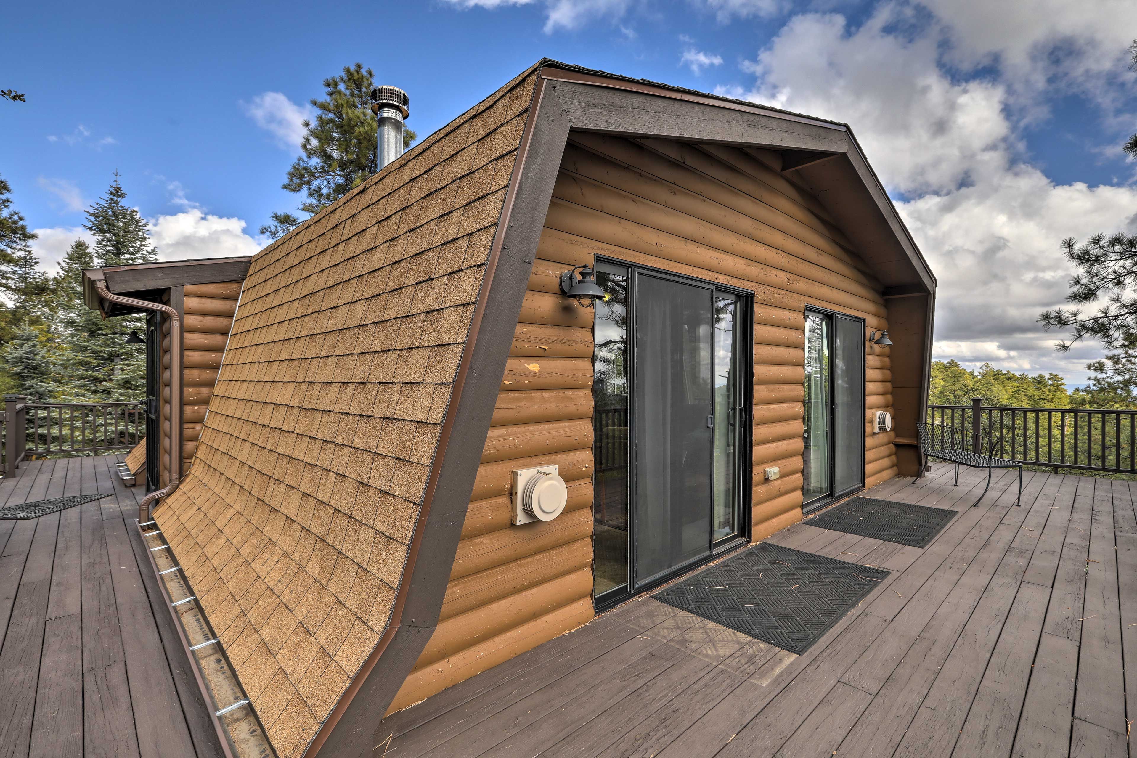 Step outside for some fresh alpine air.