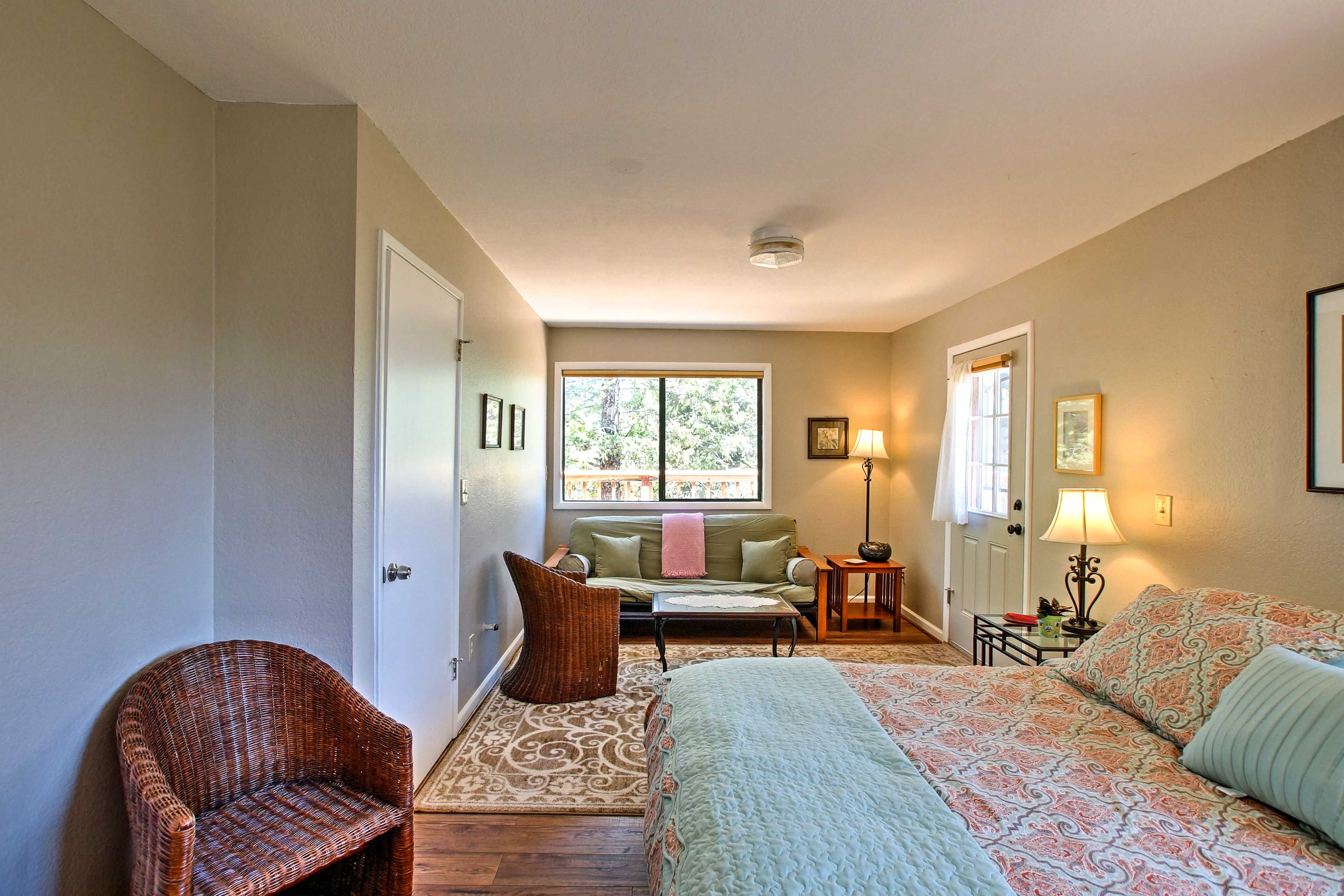 You'll easily drift off to sleep in this serene space.