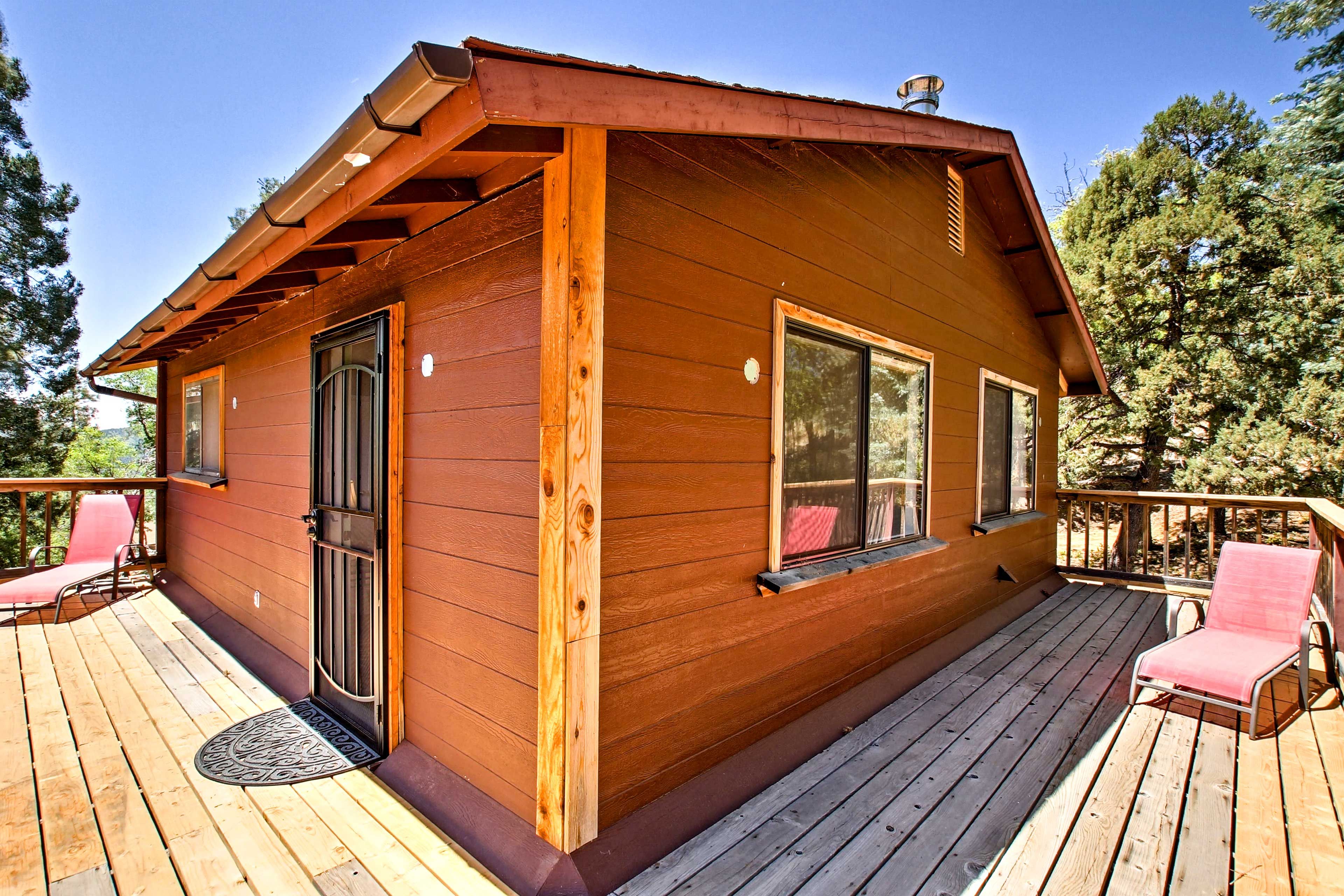 Read a book while lounging in the plush chairs.