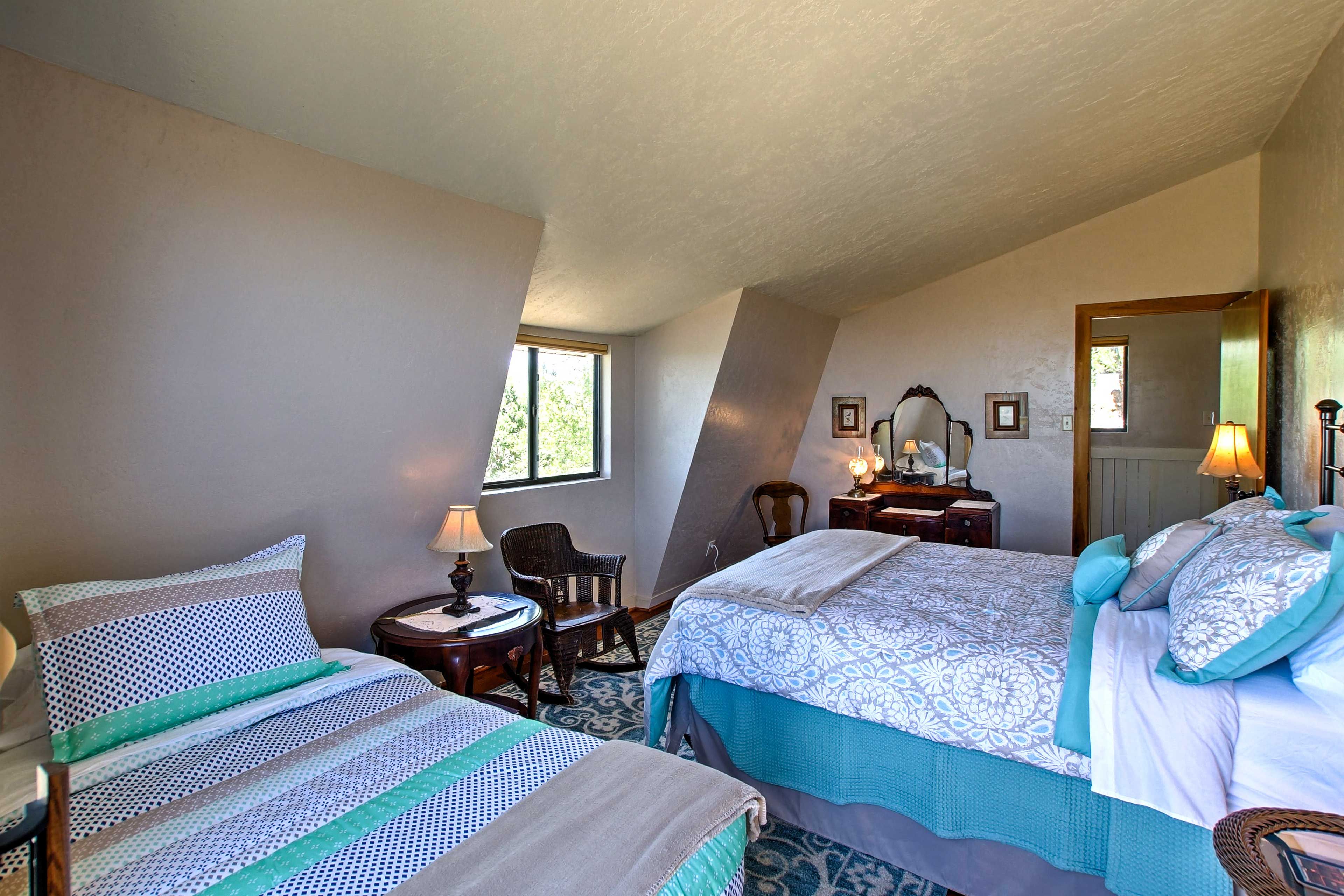 This room is perfect for small families sharing a room on holiday!
