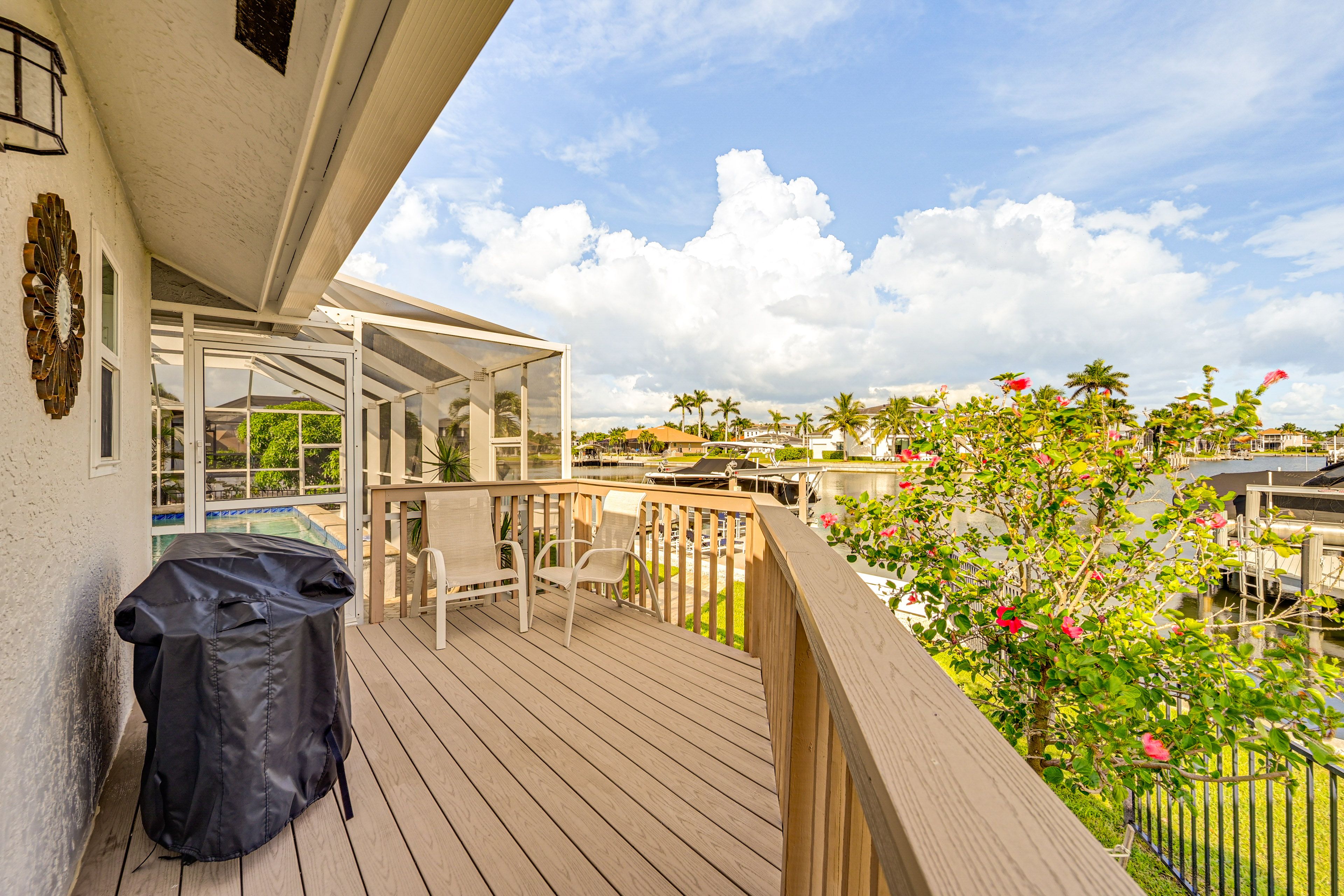 Deck | Gas Grill | Water Views