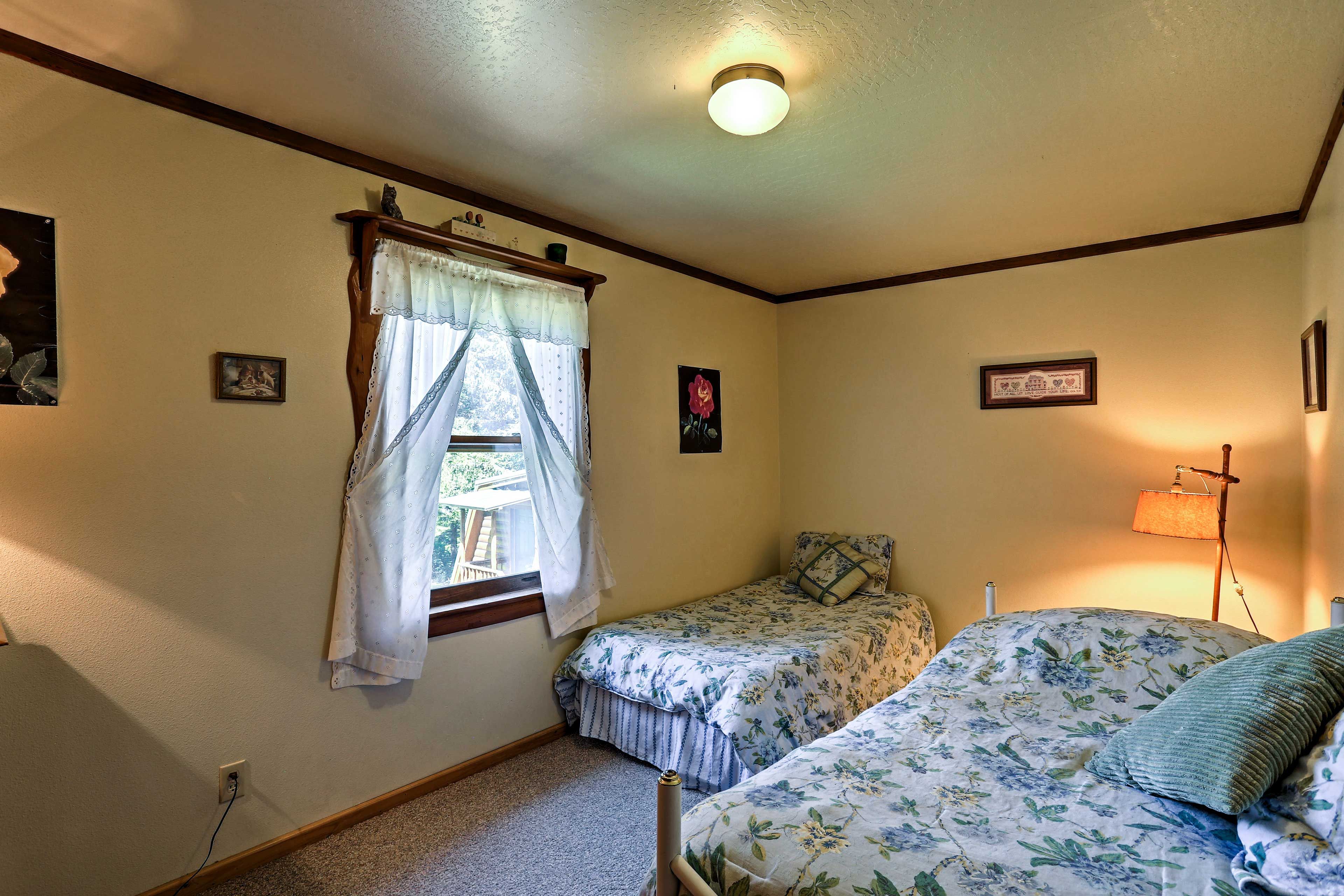 The third and fourth bedrooms are perfect for kids and friends!