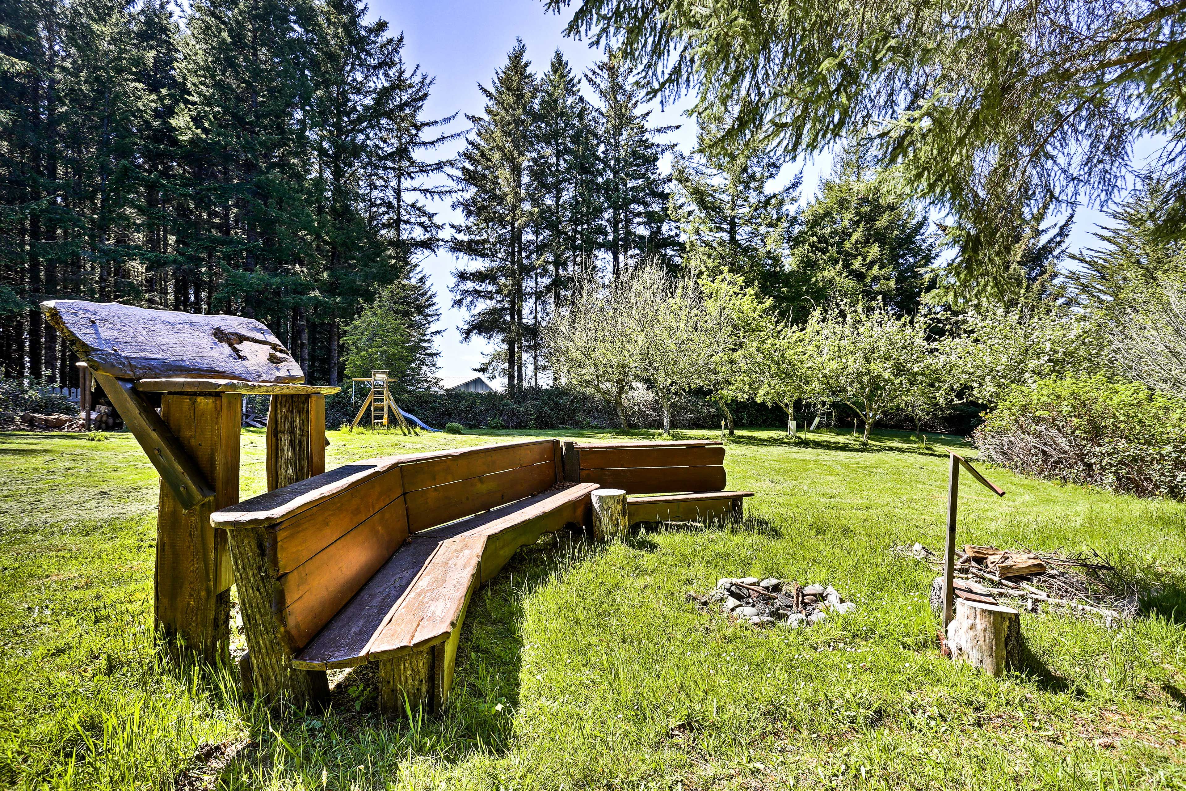 Sit back and enjoy the greenery.