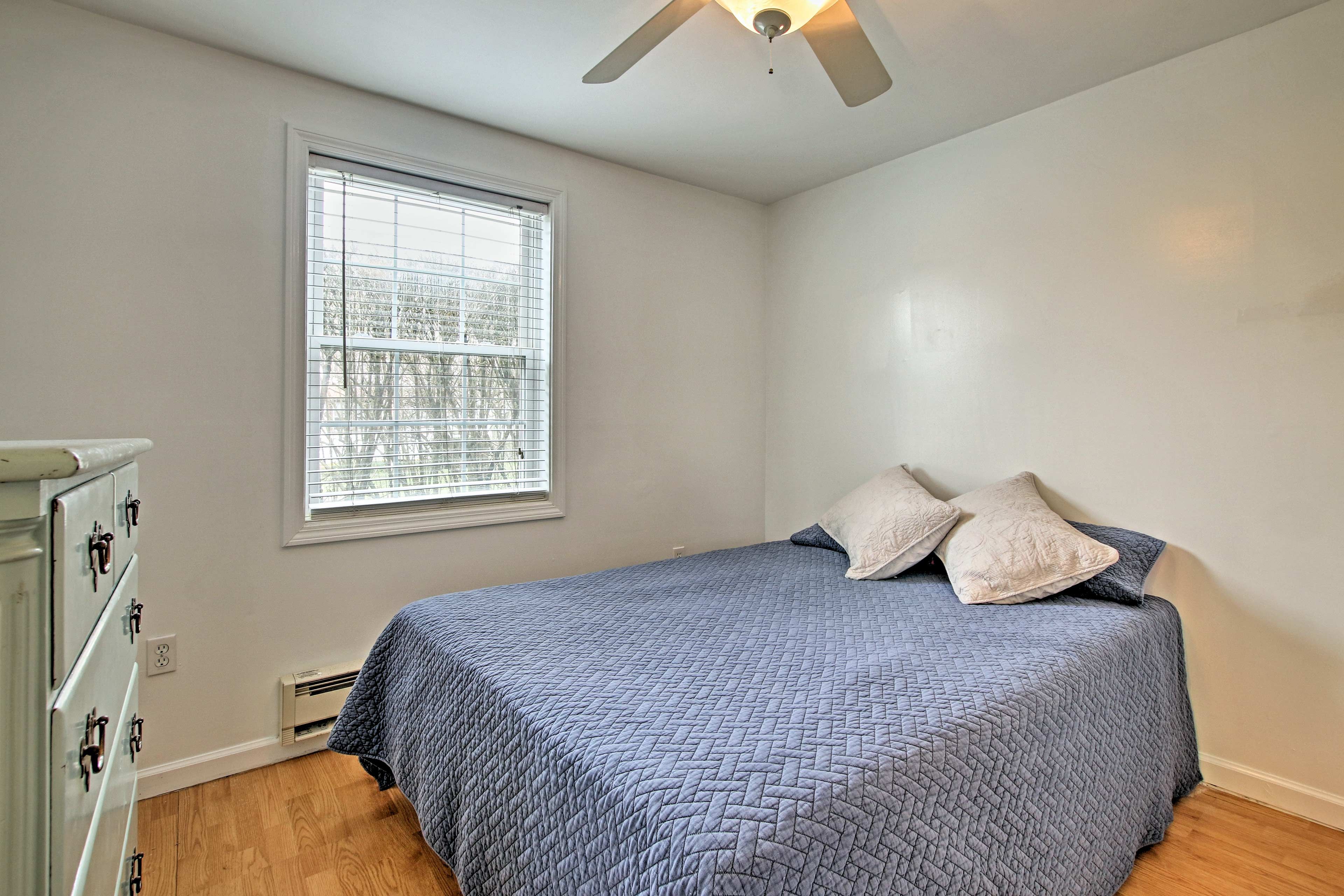 Head to the bedroom for some relaxation.