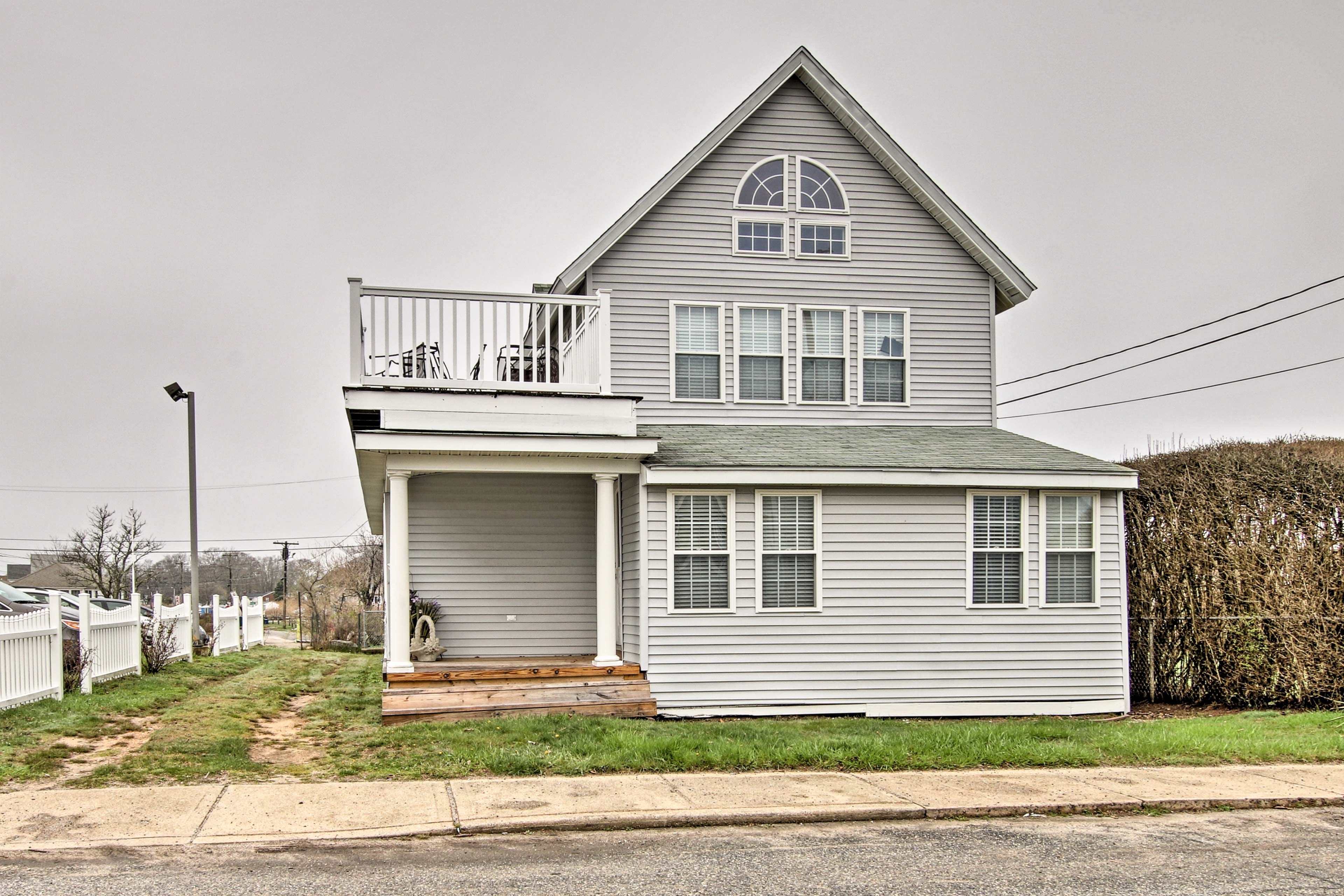 This coastal escape is the ideal home base for small families!