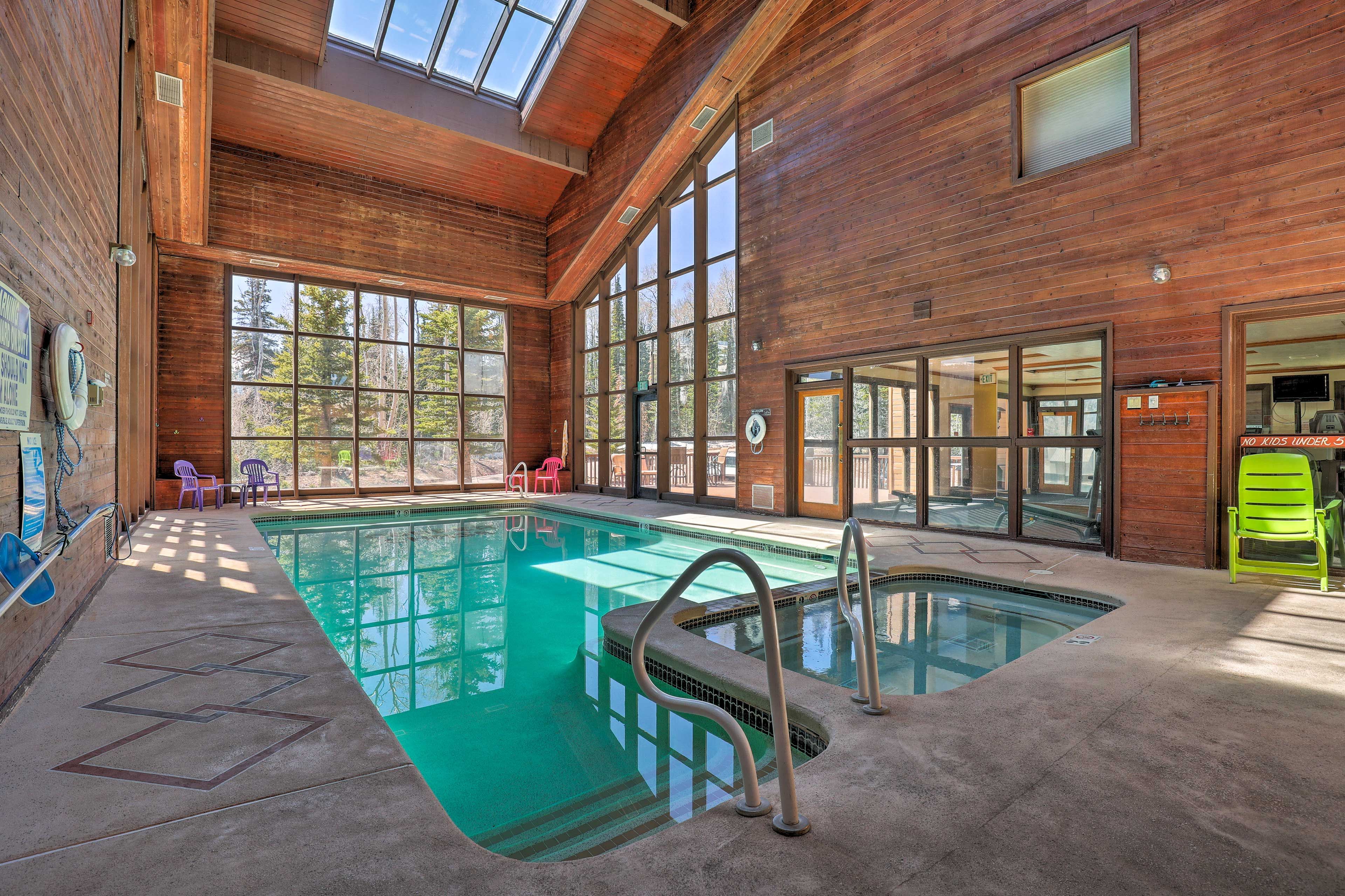 Brian Head Vacation Rental | 1BR | 1BA | Copper Chase Condos | Stairs Required
