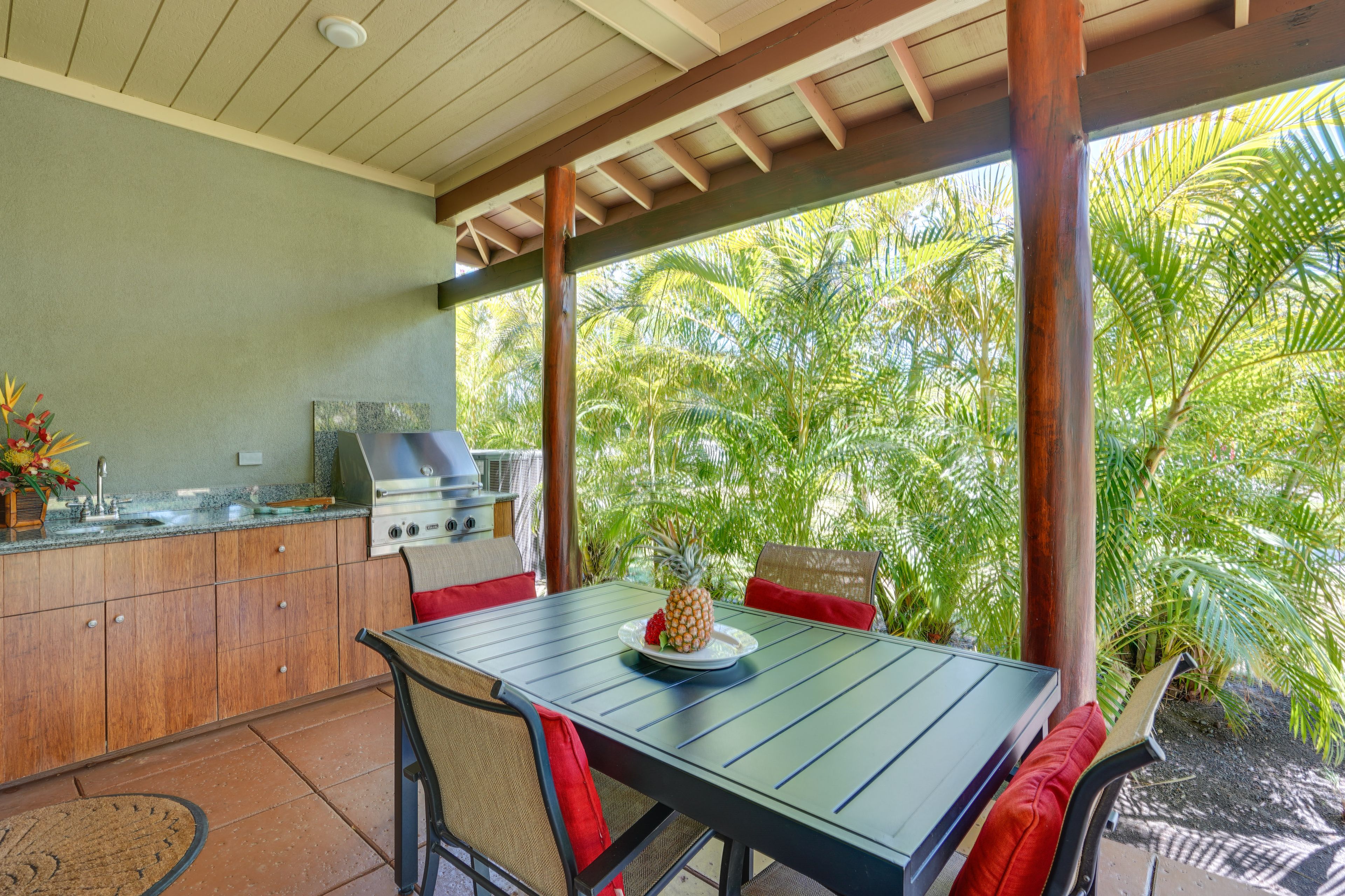 Furnished Lanai | Gas Grill