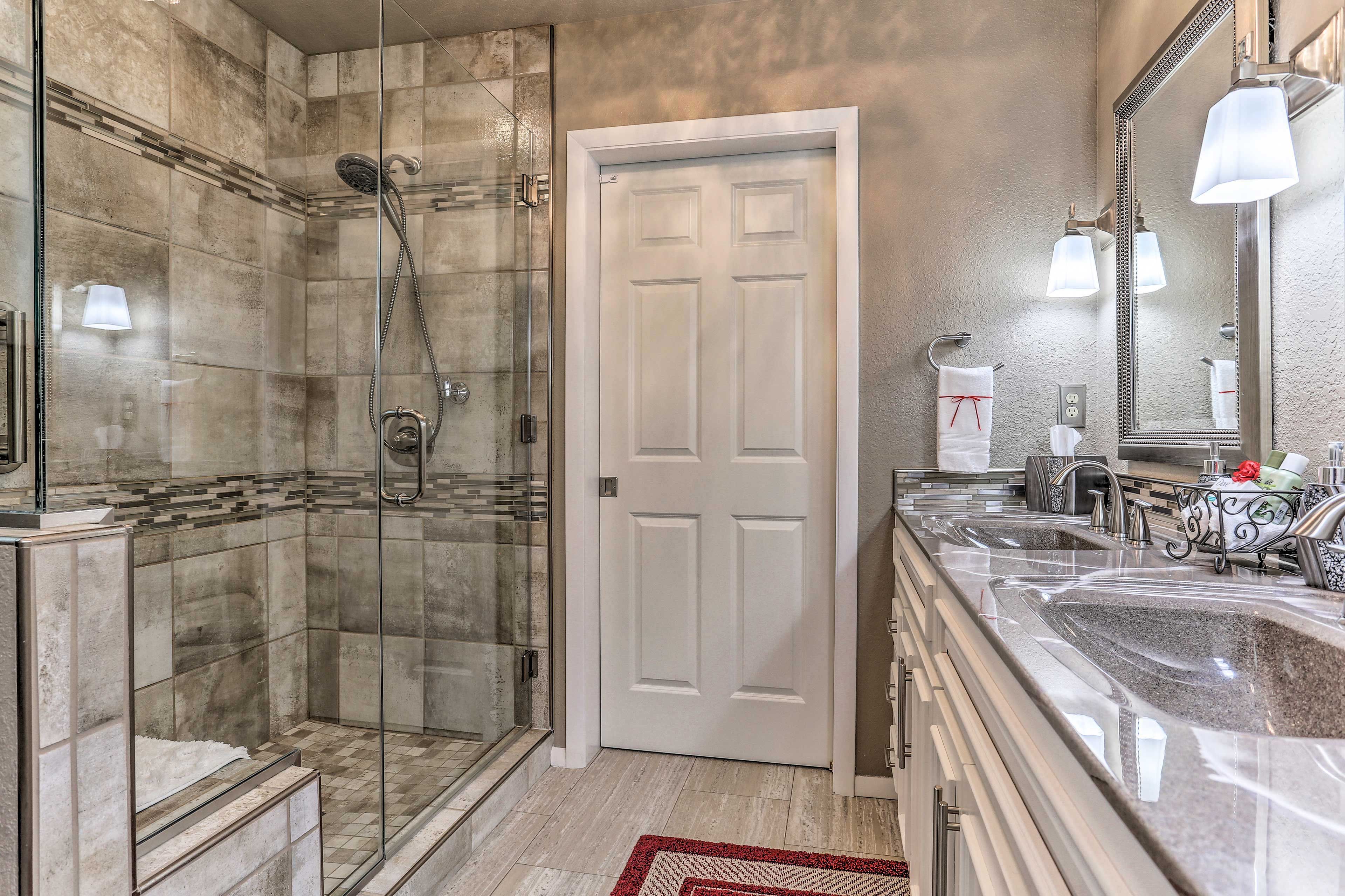 Rinse off in luxury.