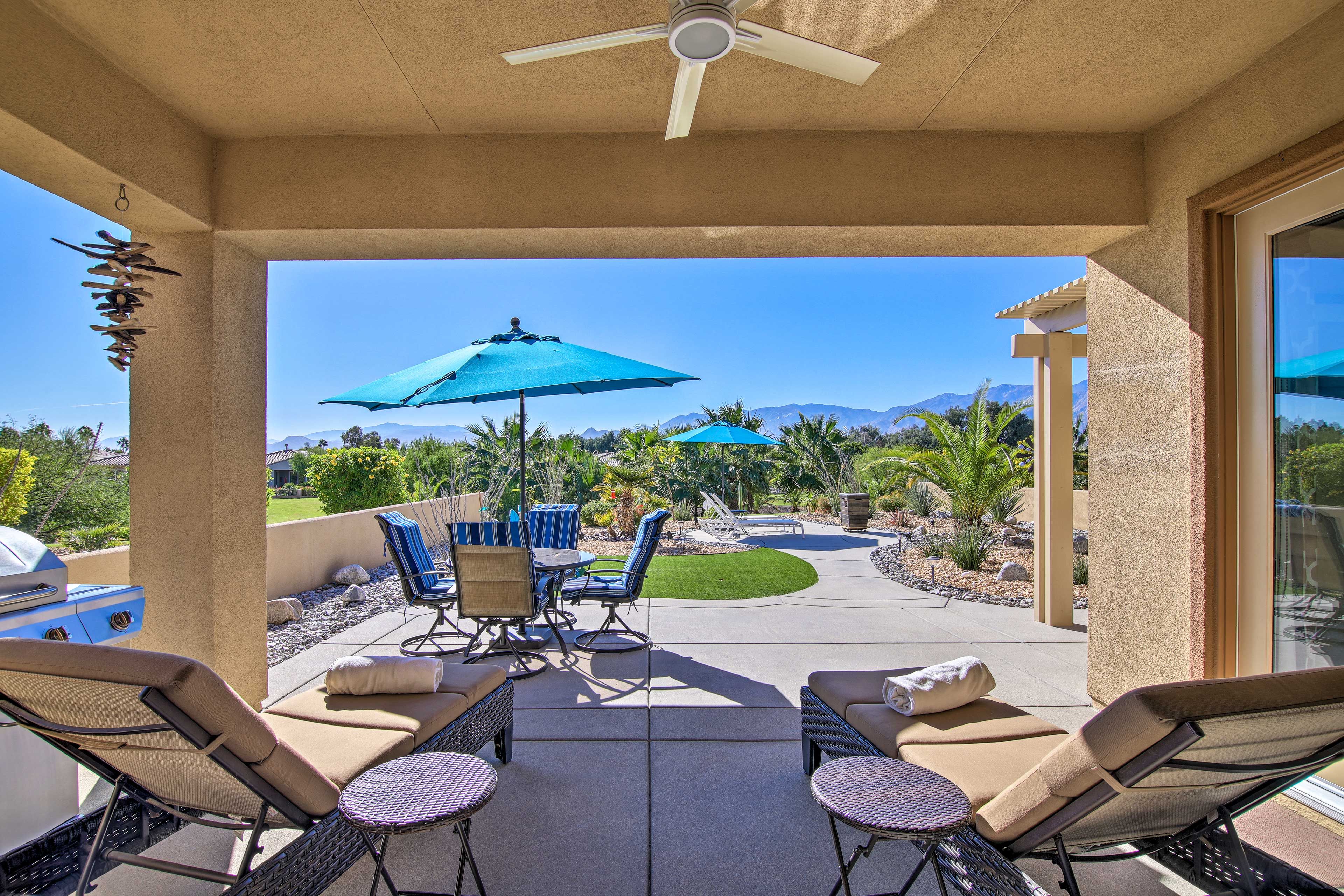 Cathedral City Vacation Rental | 2BR | 2.5BA | 1,951 Sq Ft | Step-Free Access
