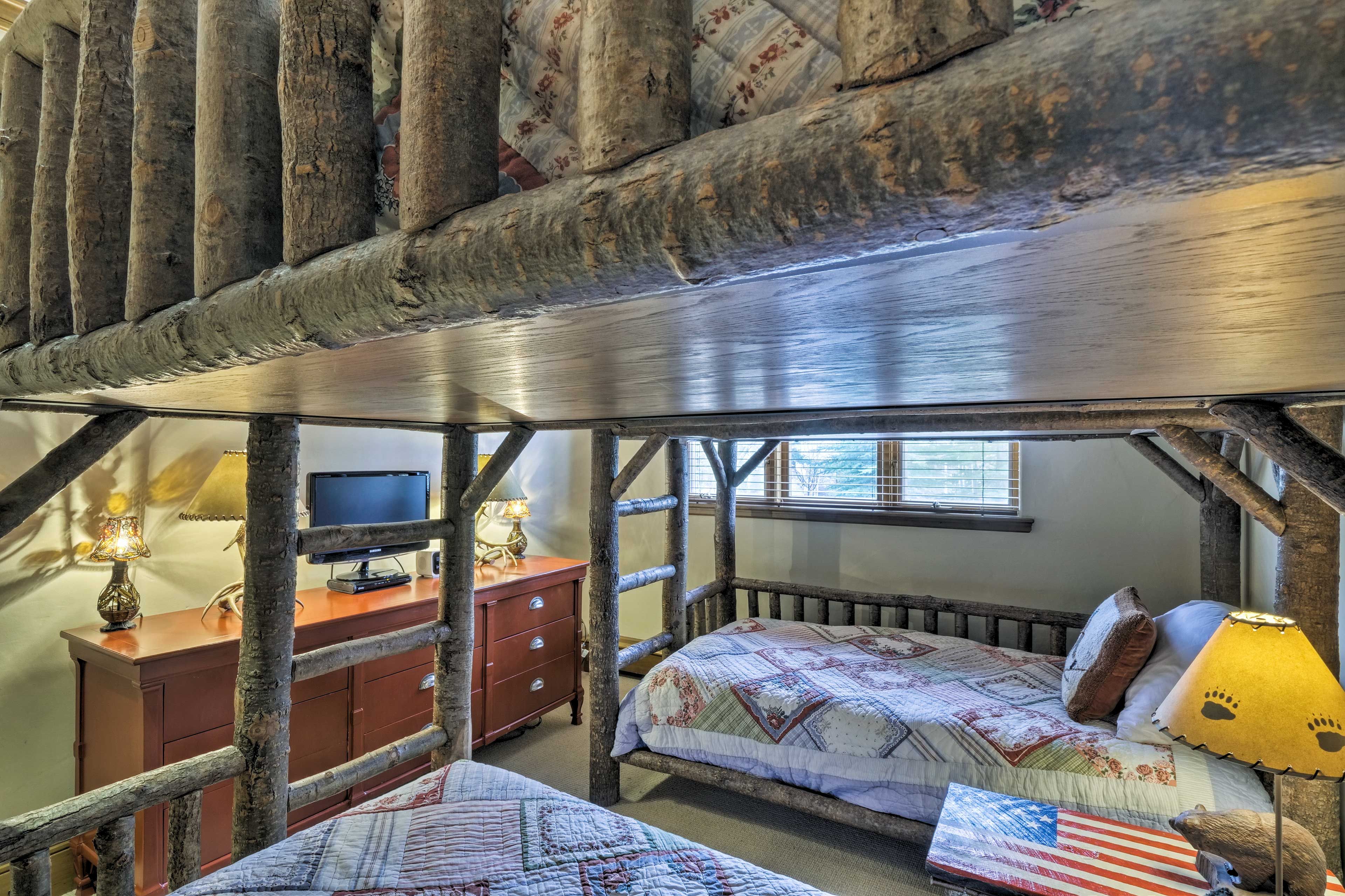 Kids will especially love the bunk beds!