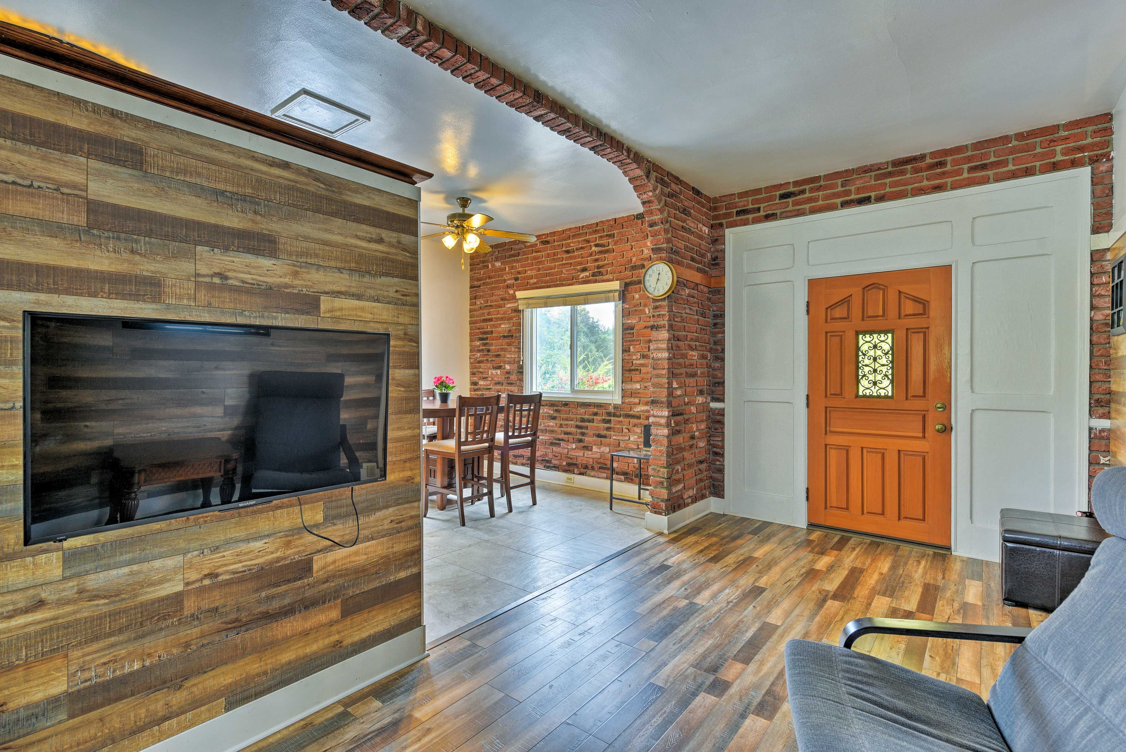 Enjoy a movie as you wait for dinner to cook.