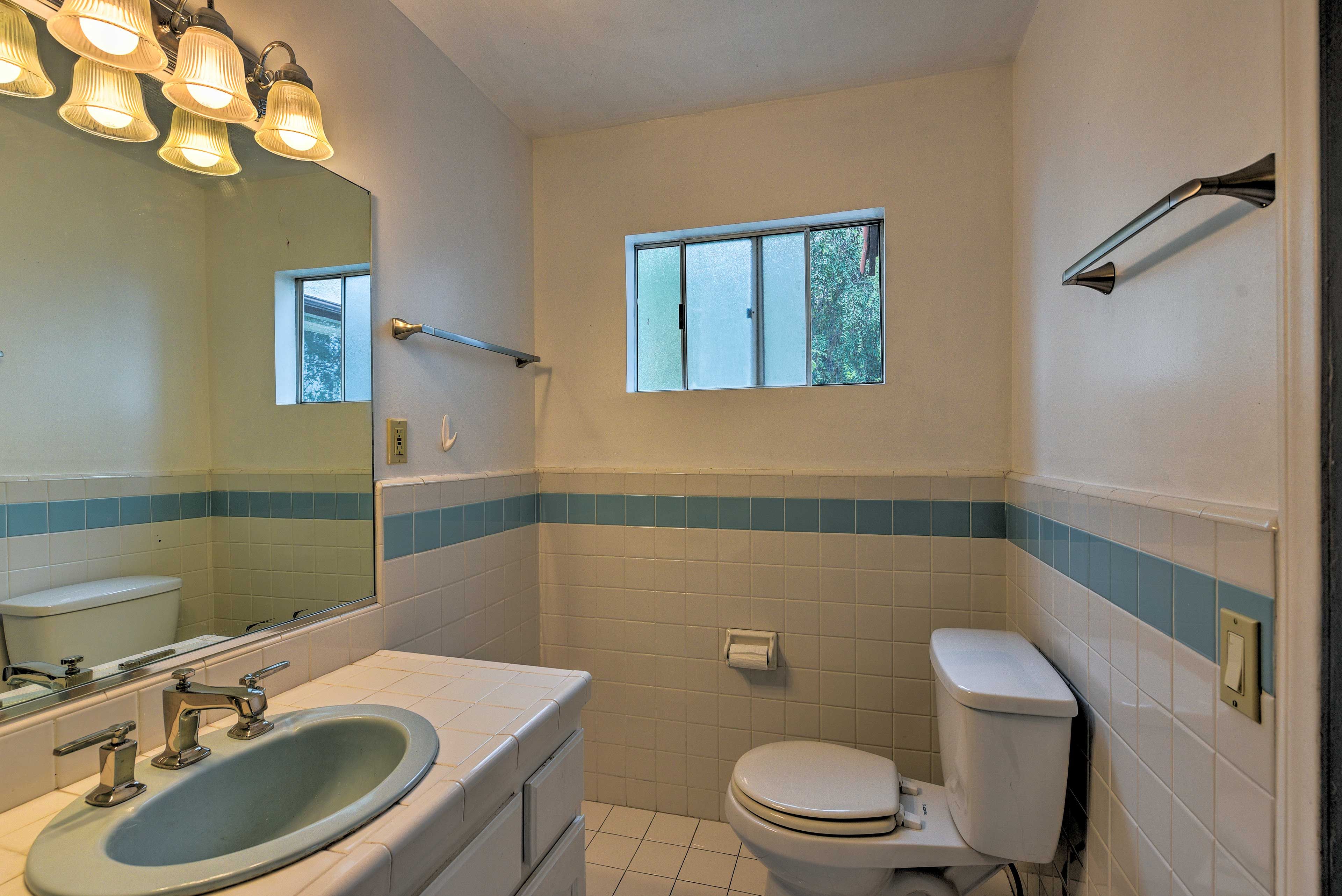 The property features a full bathroom.