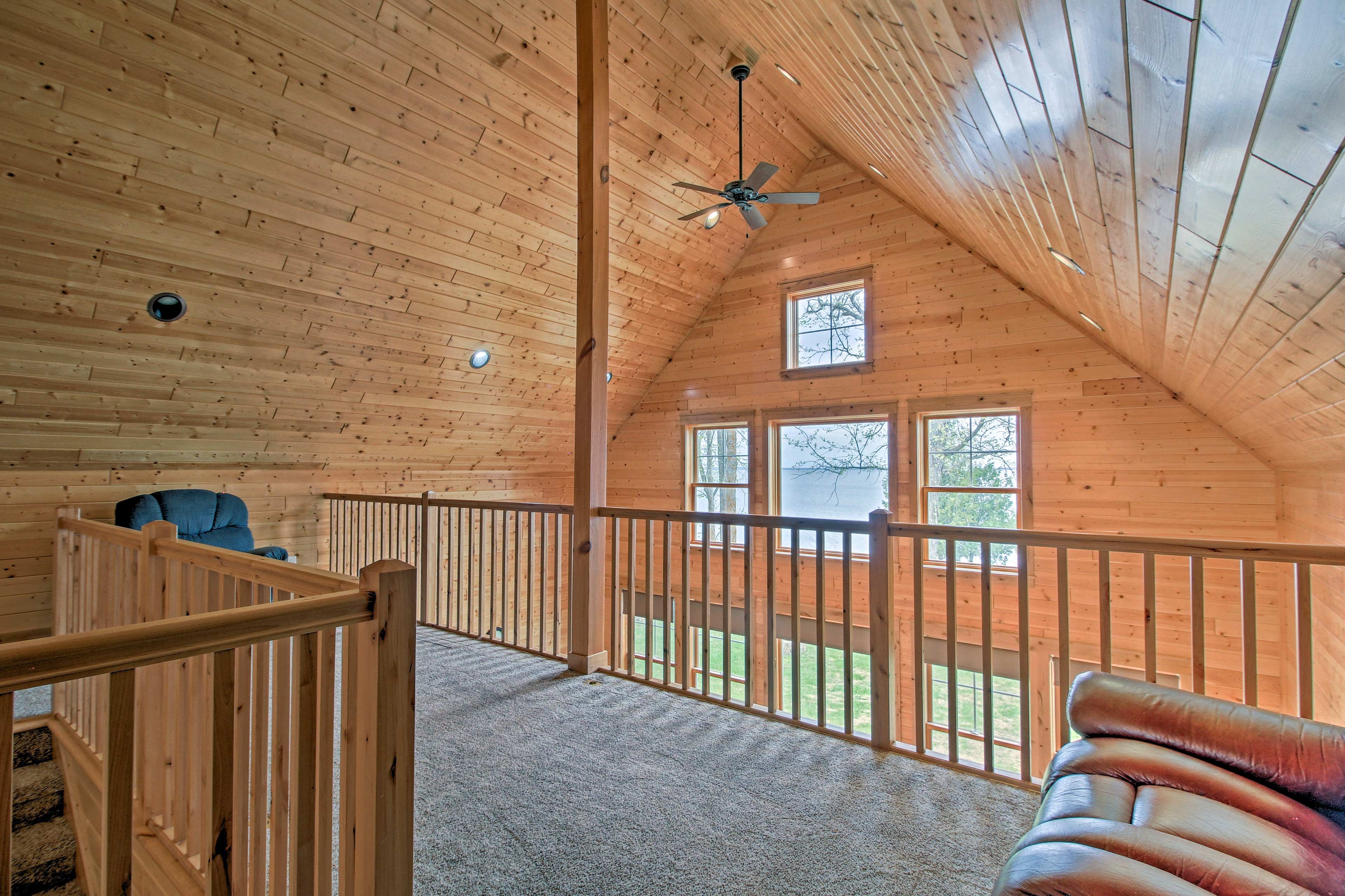 Head up to the loft!