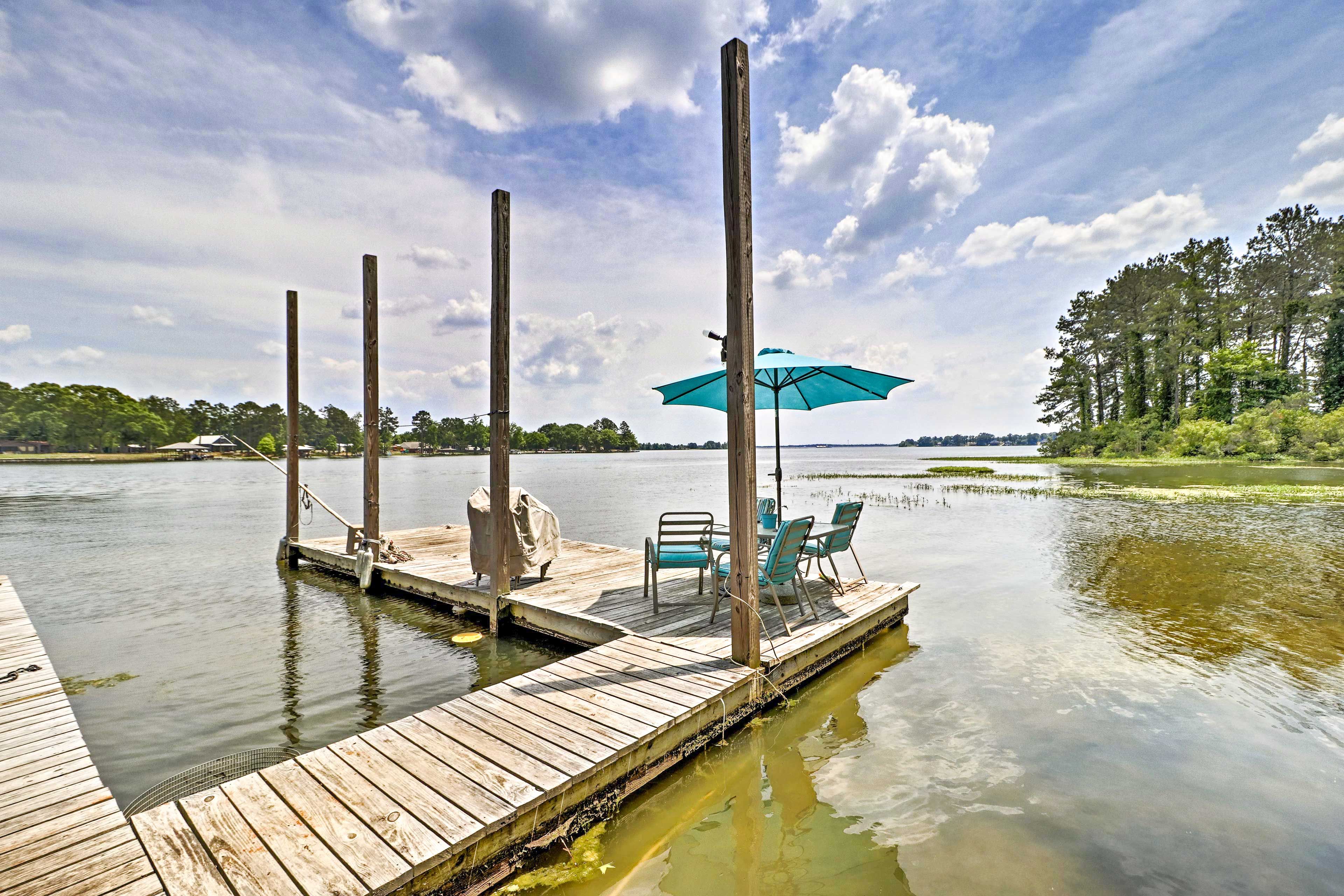 Wetumpka Vacation Rental | 3BR | 1BA | 840 Sq Ft | Stairs Required