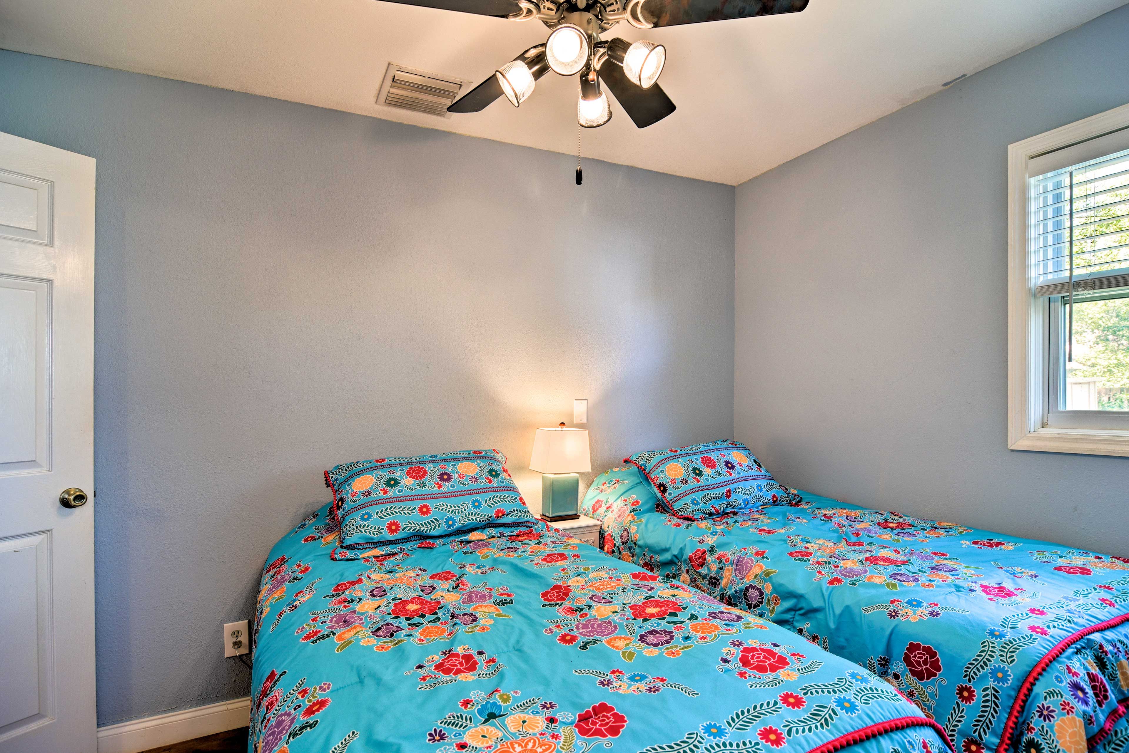 The second bedroom sleeps 2!
