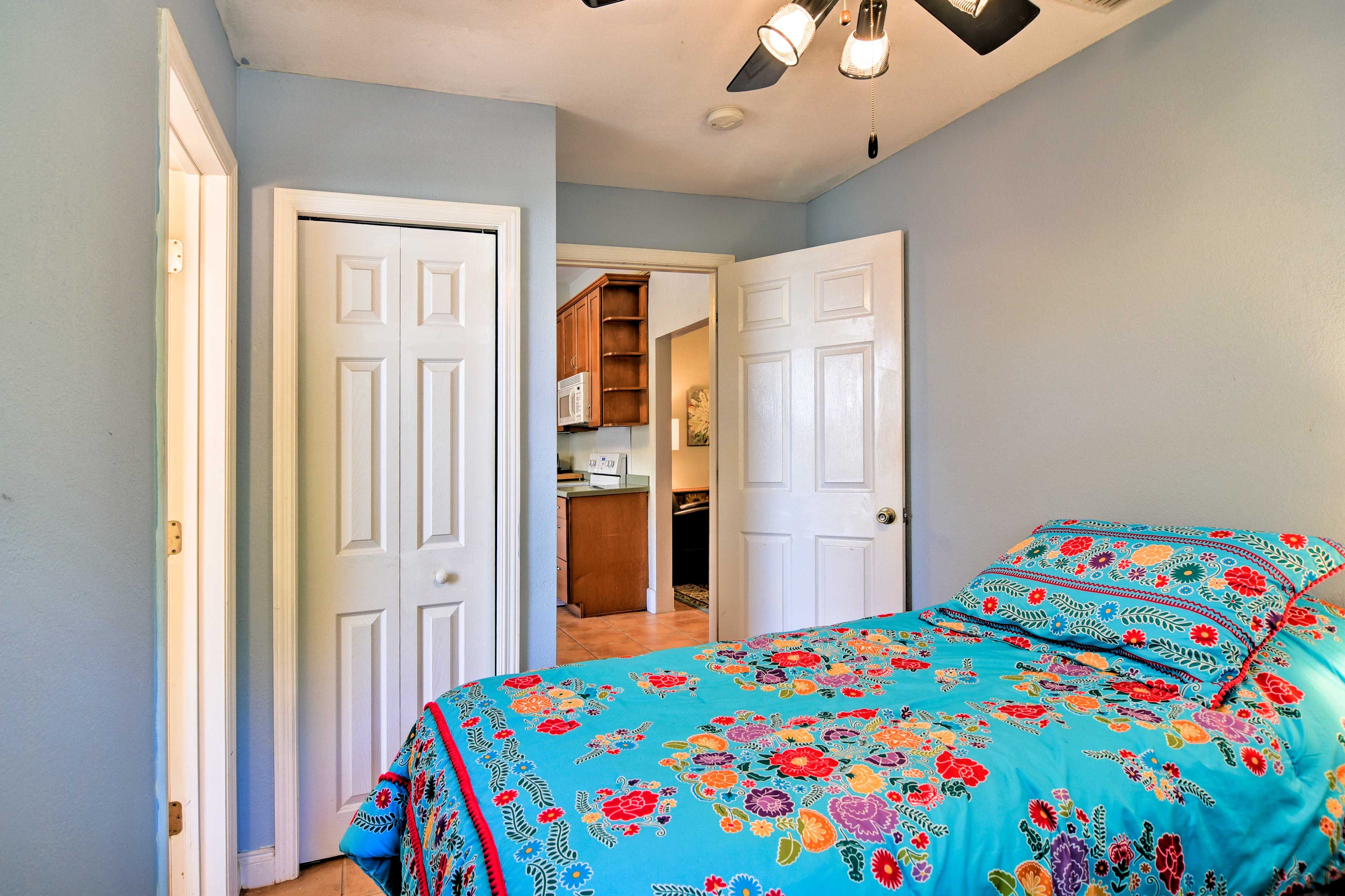 Bedroom 2 is perfect for kids or friends.