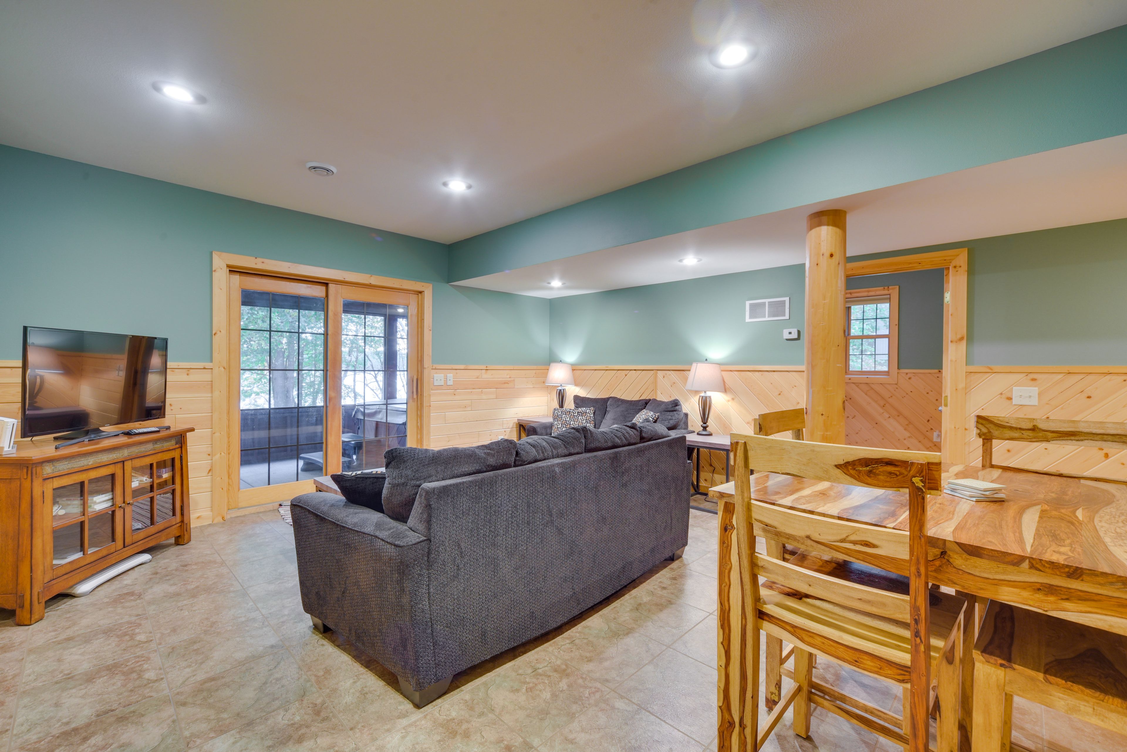 Basement Living Area | Dining Table