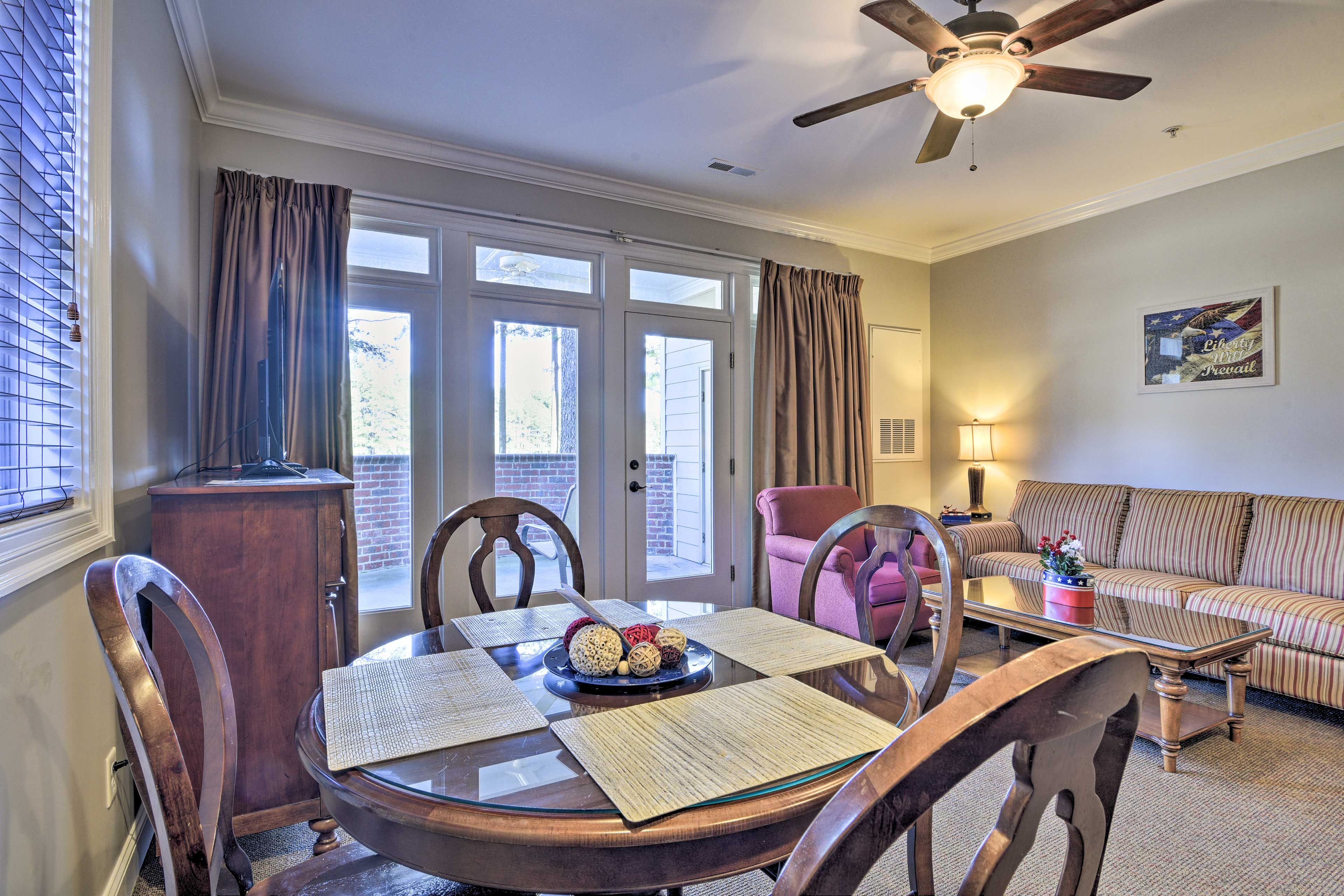 Dining Area | Open Concept | Streaming TV