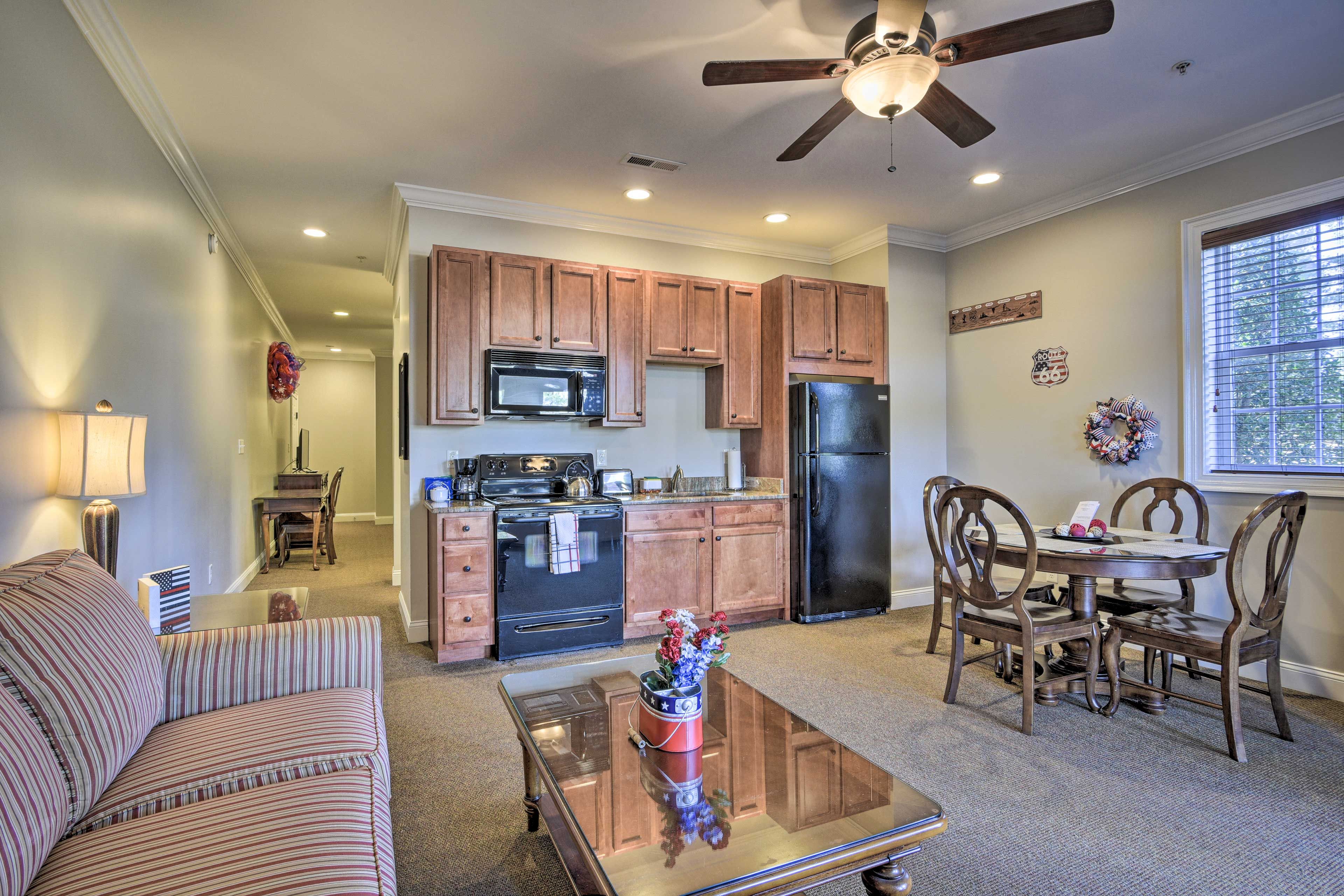 Living Room | Central A/C | Free WiFi