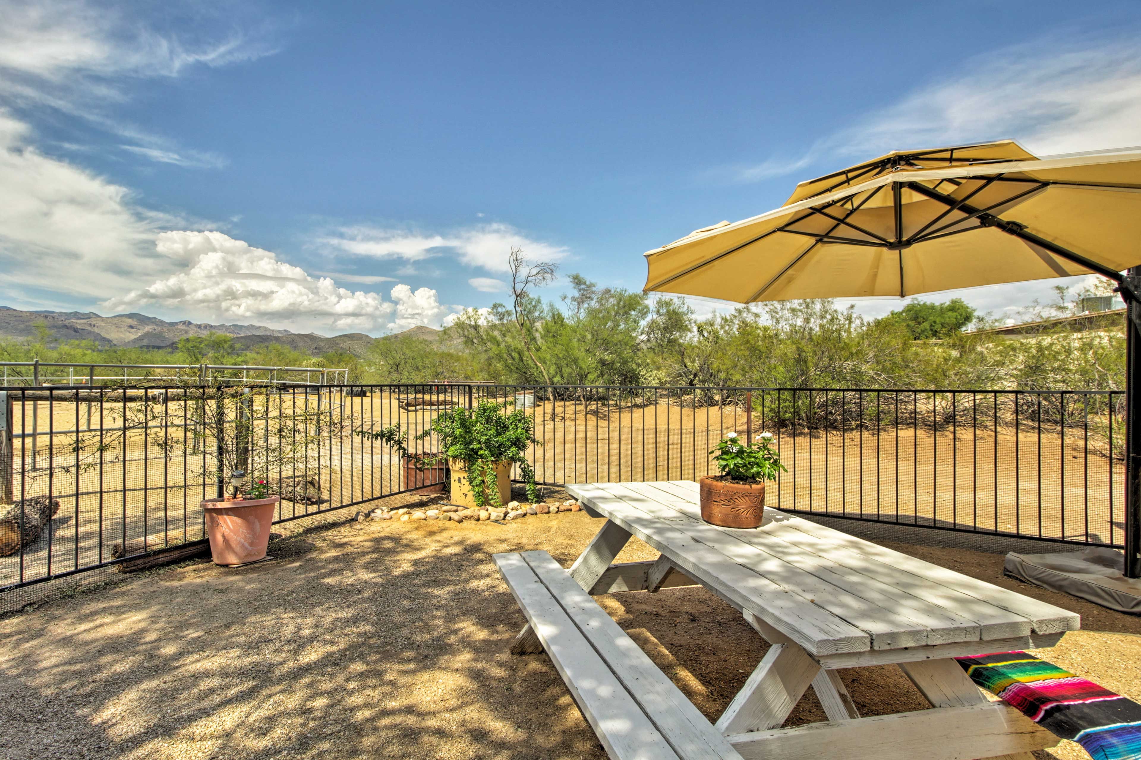 Tucson Vacation Rental | Studio | 1BA | 500 Sq Ft | Step-Free Access