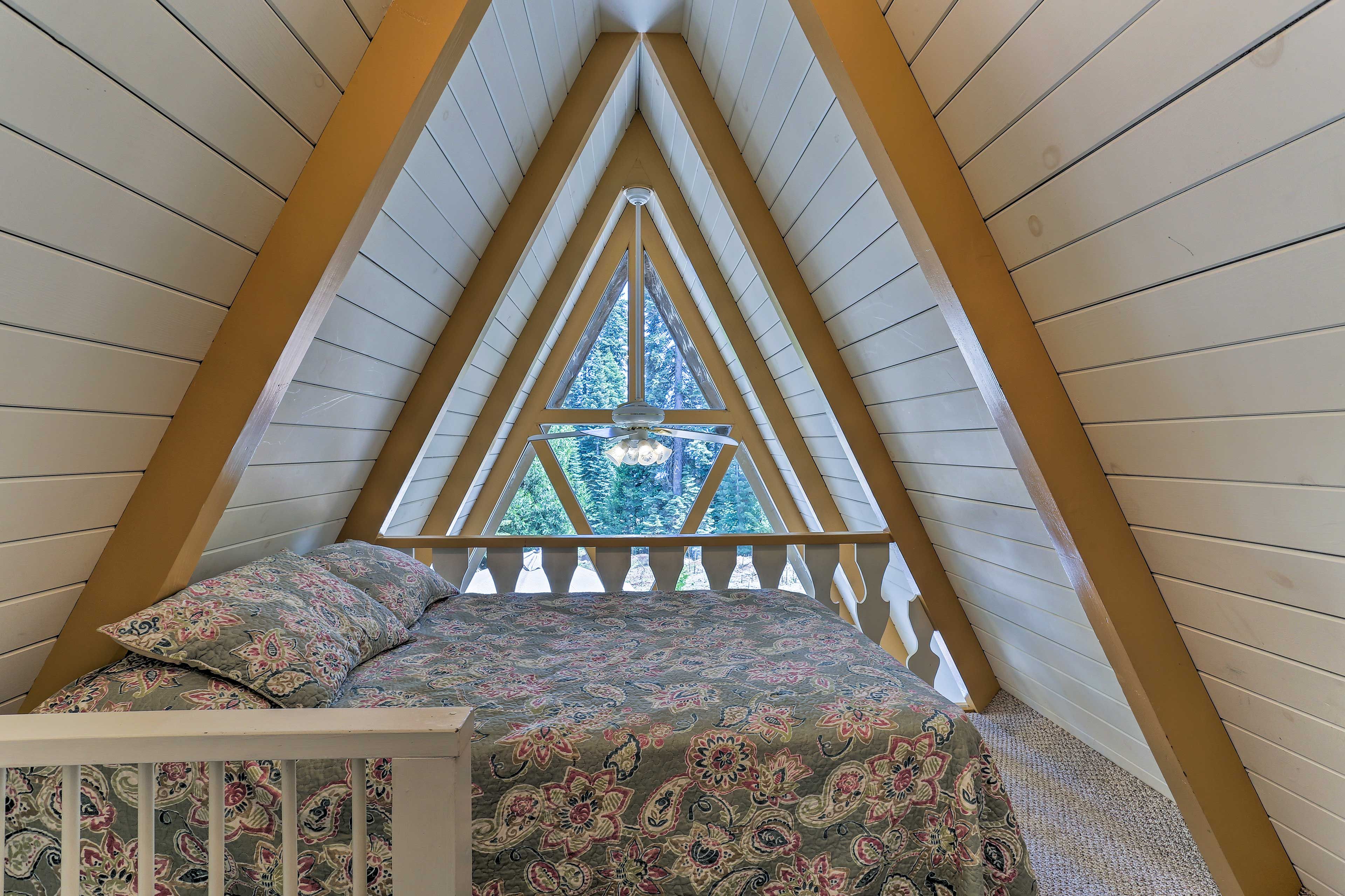 This loft is a fantasy extra sleeping spot!