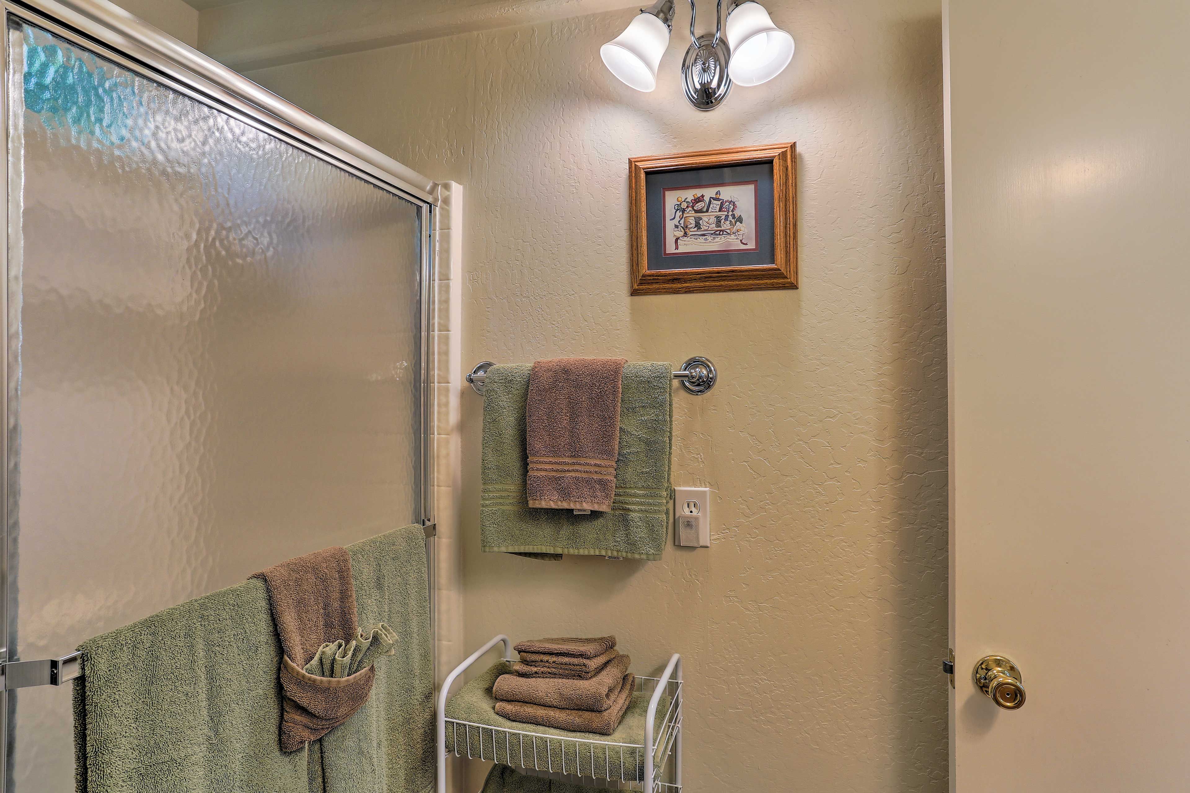 There is plenty of space for everyone to use this room.