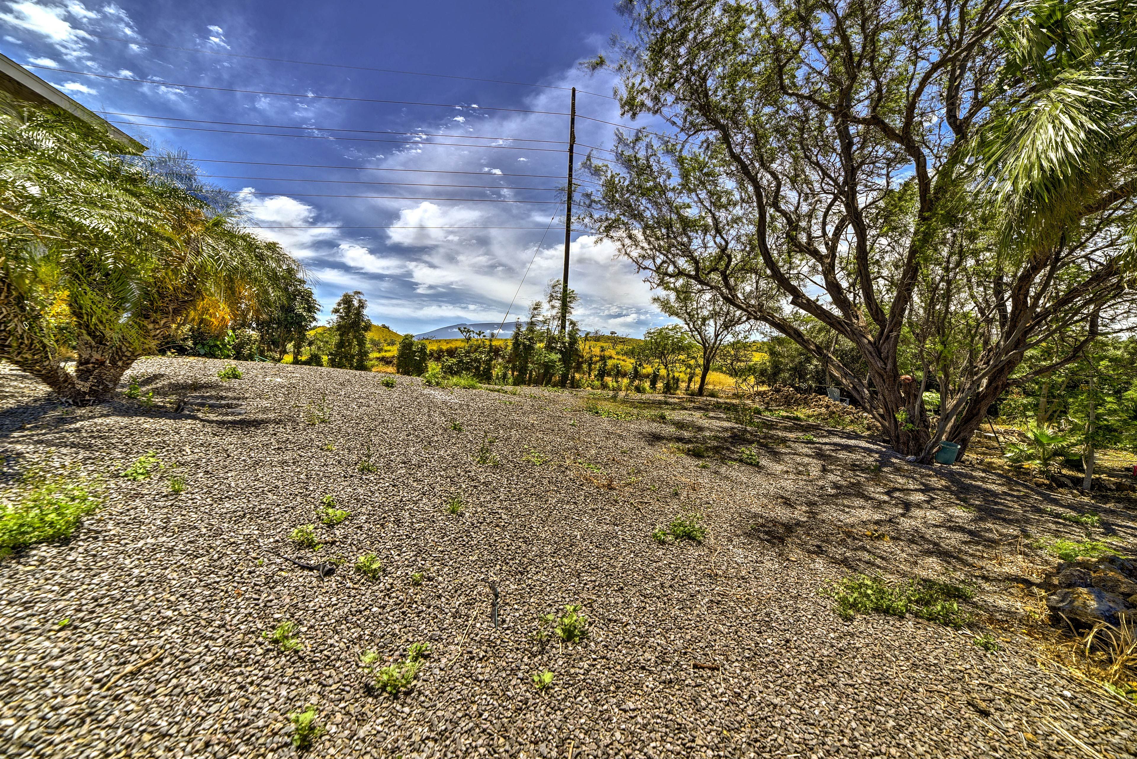 You'll have stunning views of the Mauna Kea volcano.
