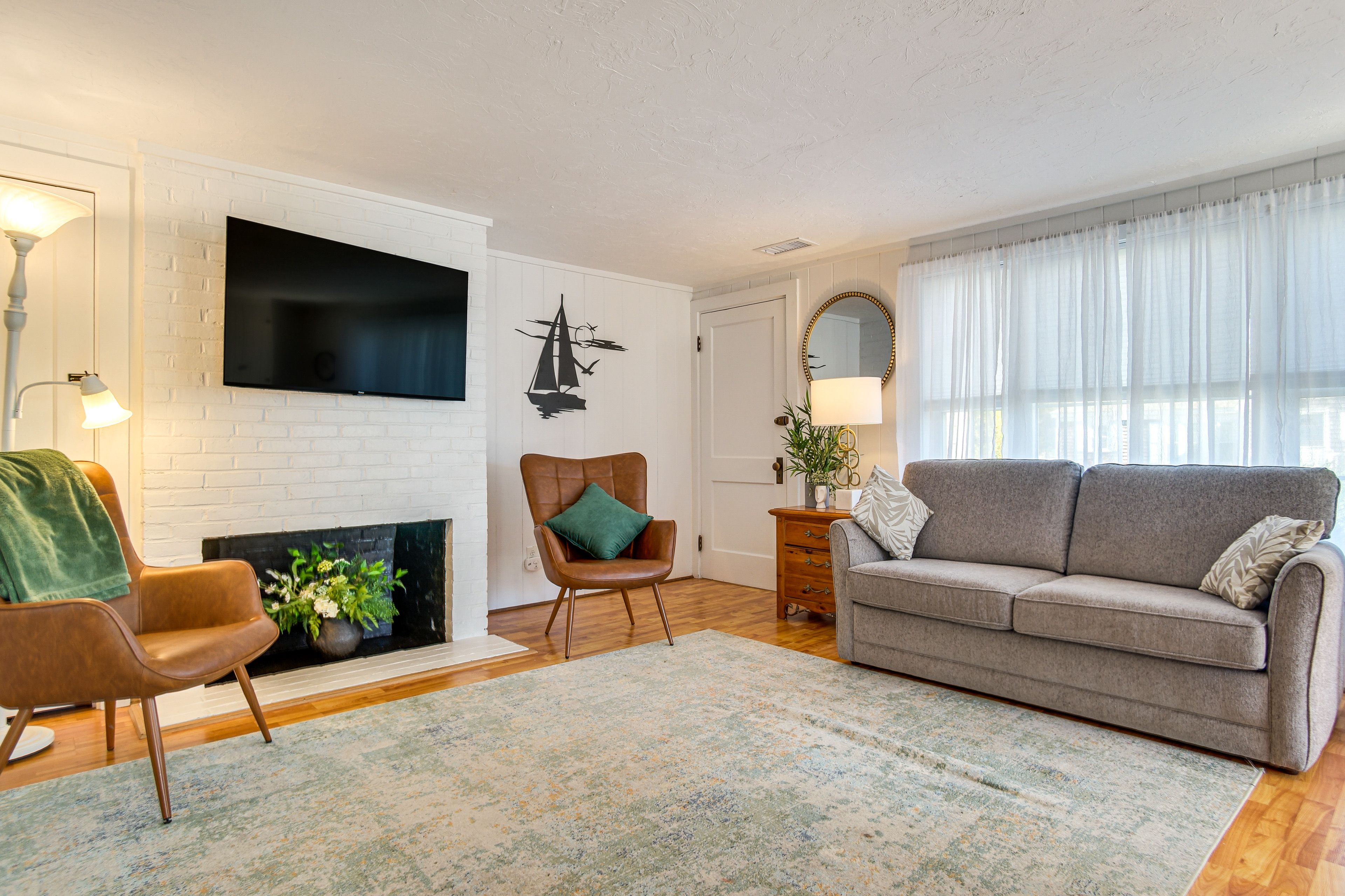 Centerville Vacation Rental | 2BR | 1BA | 675 Sq Ft | Stairs Required