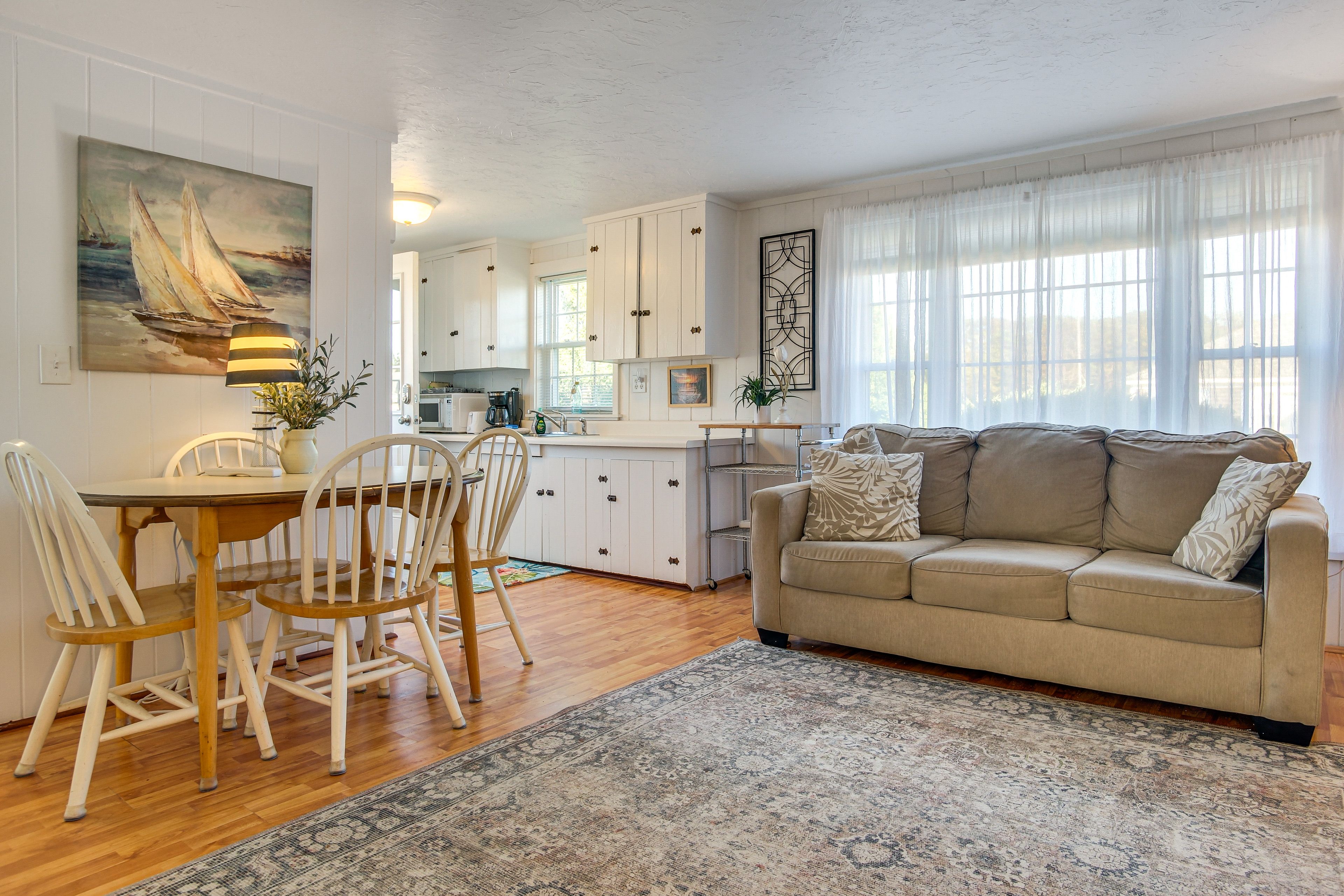 Centerville Vacation Rental | 2BR | 1BA | 675 Sq Ft | Stairs Required