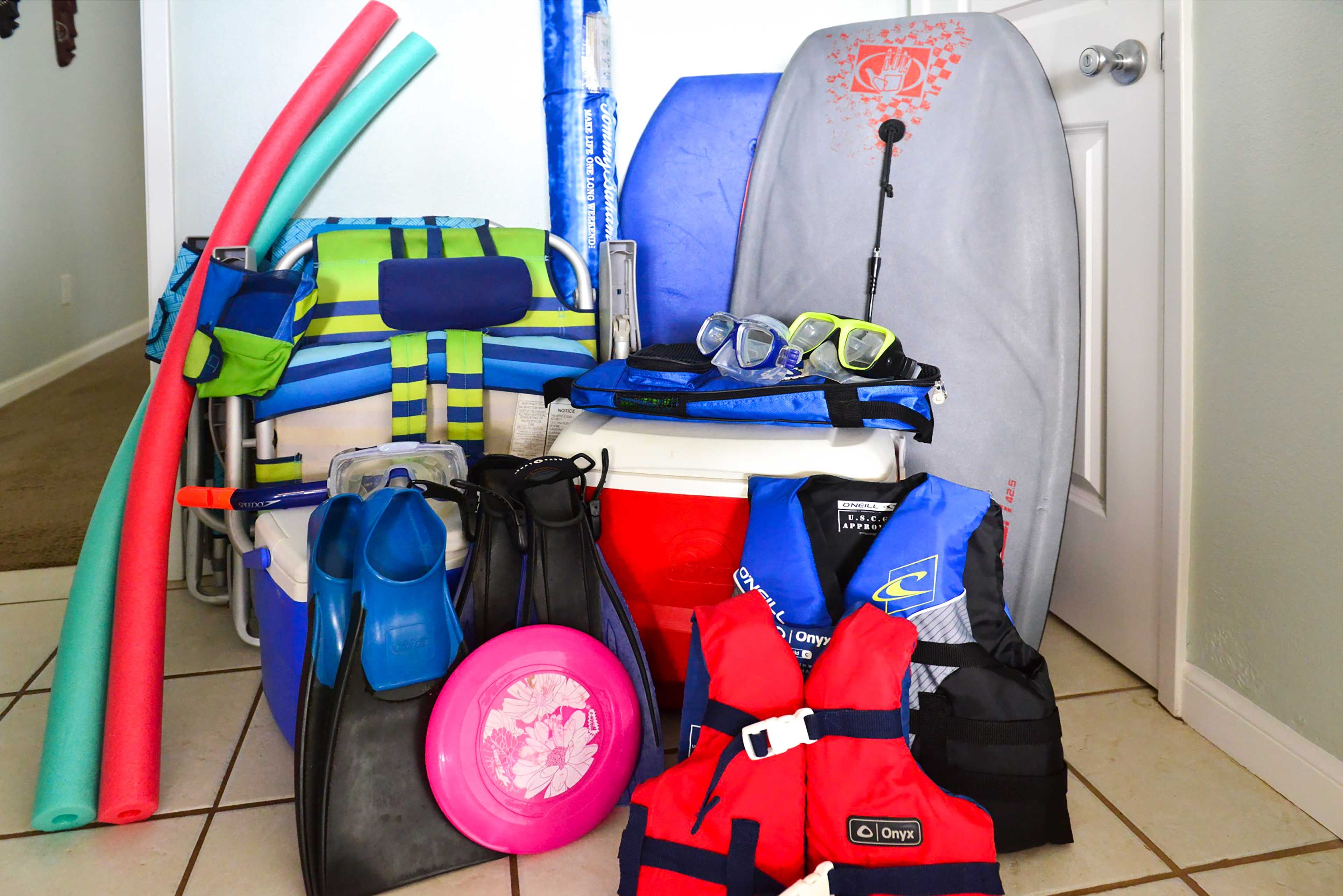 The home provides all your beach essentials!