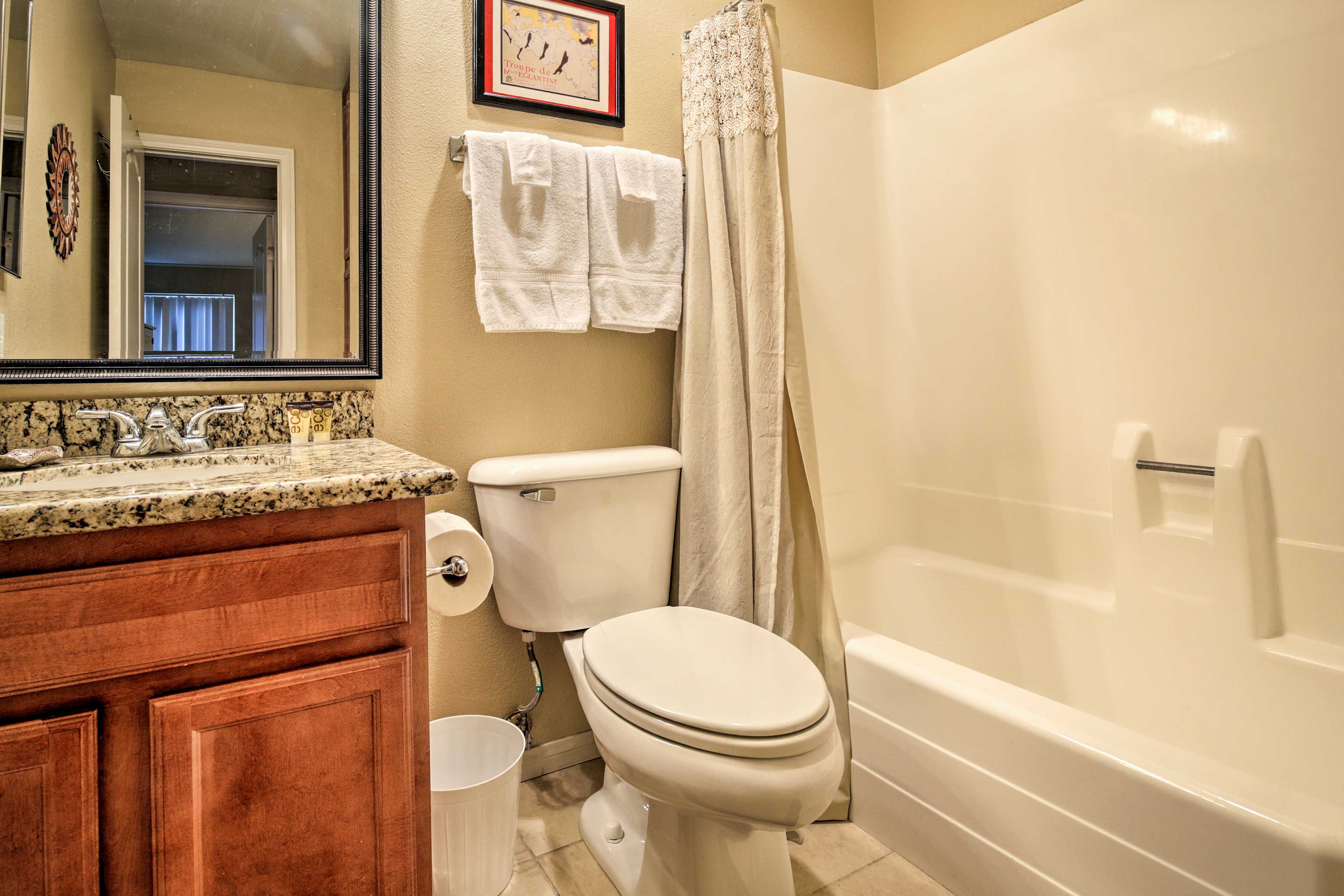 This home feature 1 full bathroom with a shower/tub combo.