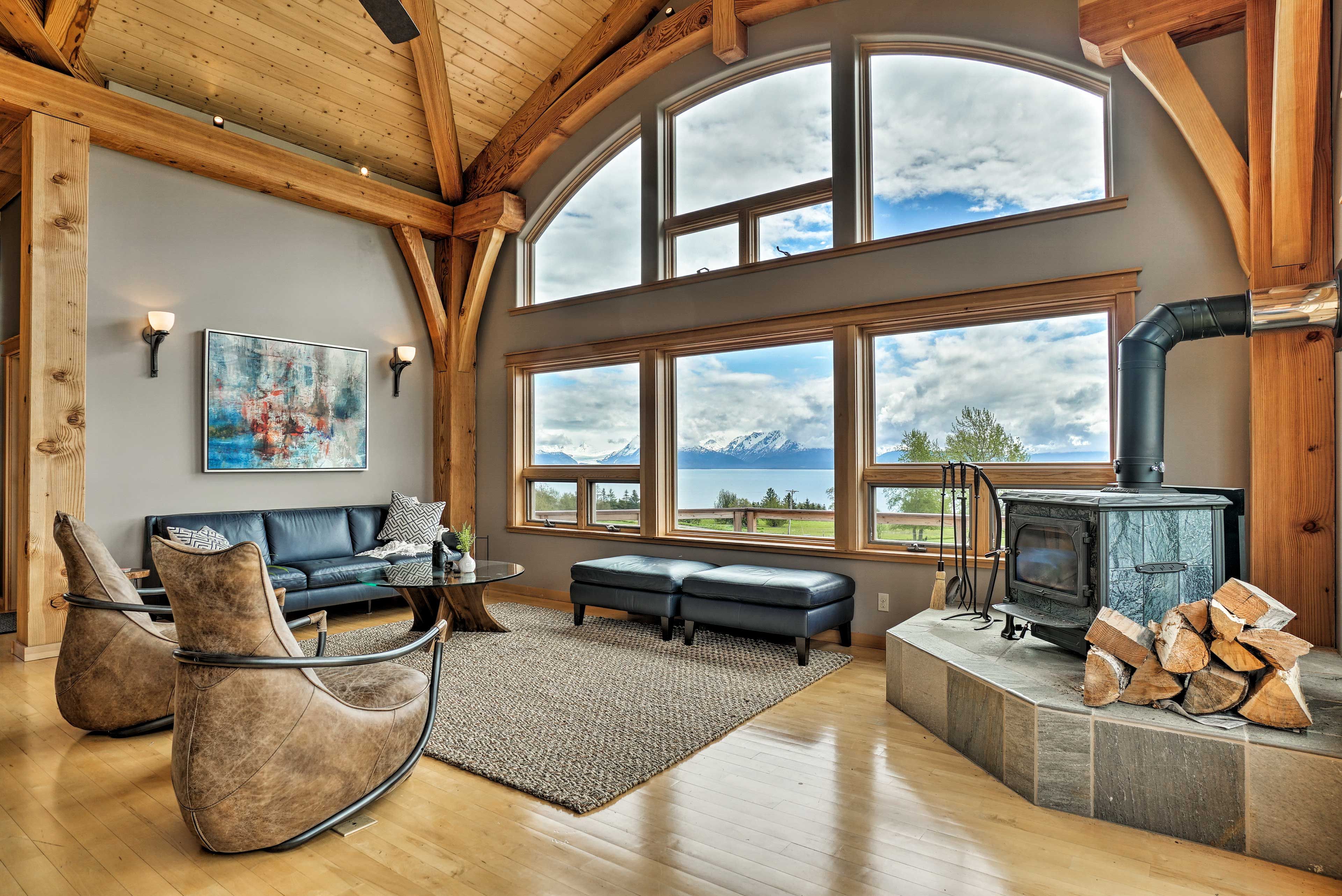 Living Room | Wood-Burning Stove